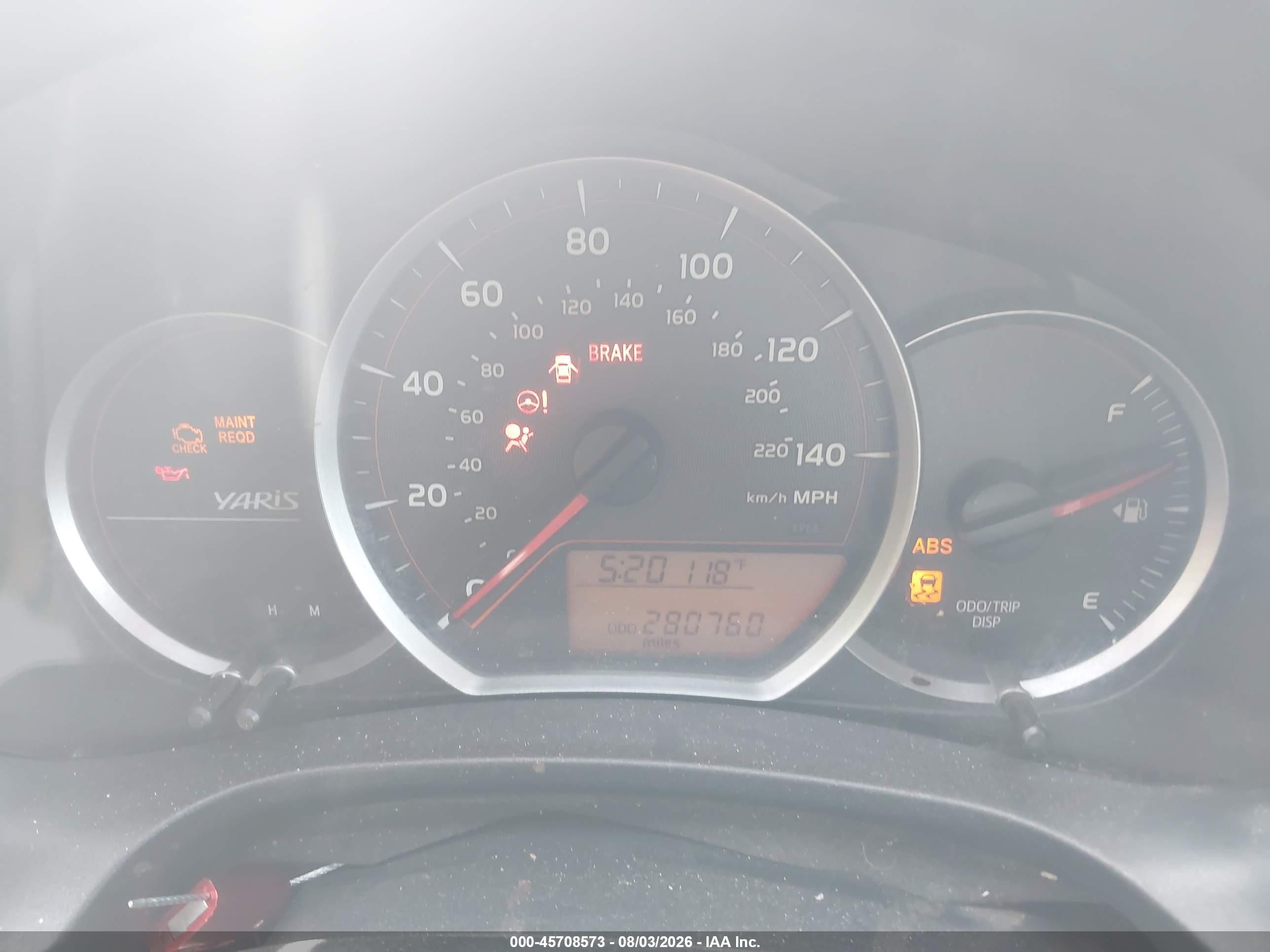 2014 Toyota Yaris Le (tmc/cbu Plant) Gray vin: JTDKTUD32ED579486