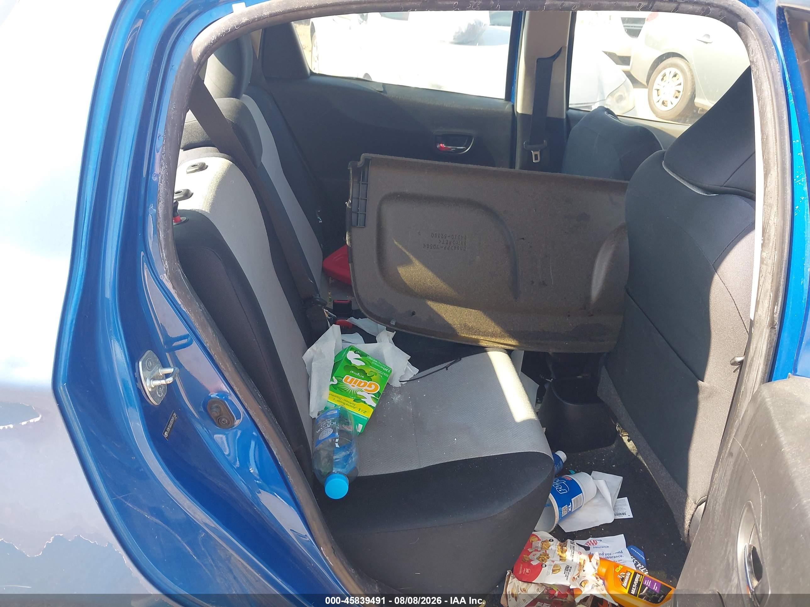 2014 Toyota Yaris Le (tmc/cbu Plant) Синий vin: JTDKTUD33ED591730