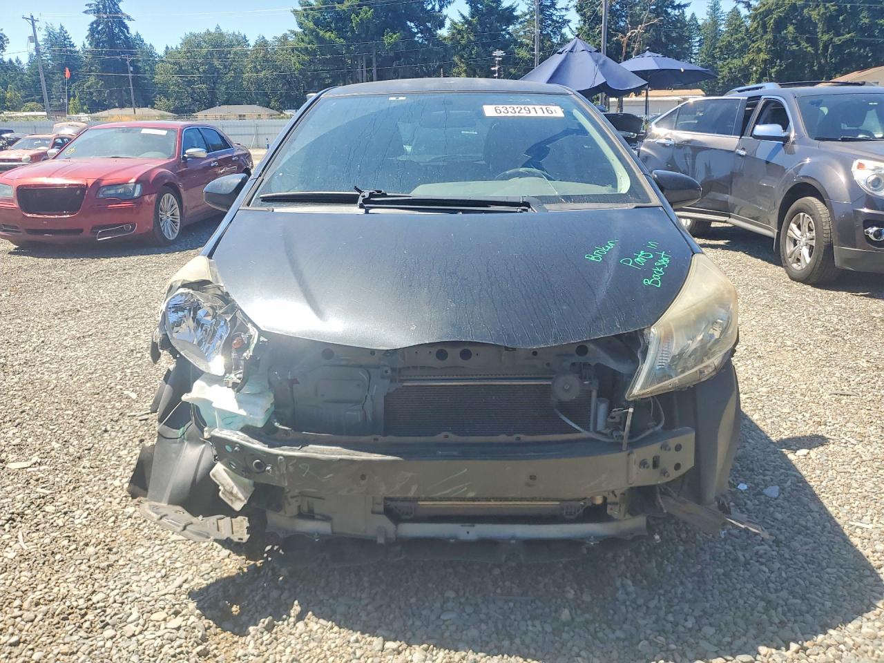 2014 Toyota Yaris 5-door Se Black vin: JTDKTUD33ED592909