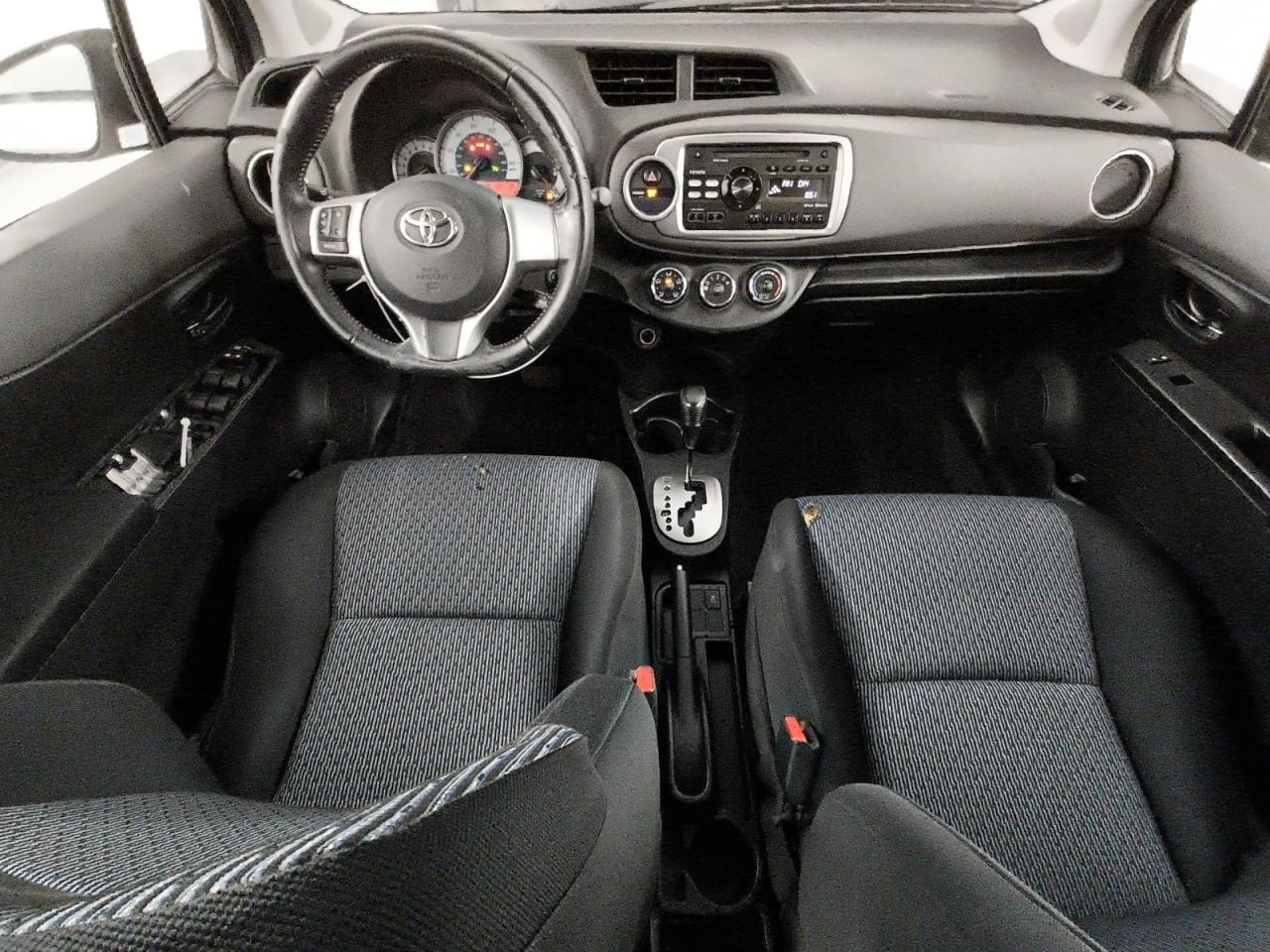 2013 Toyota Yaris 5-door Se Silver vin: JTDKTUD34DD563658 Damage: Left Front Seat Cushion, Burn Hole, 1/2 To 1 Inch