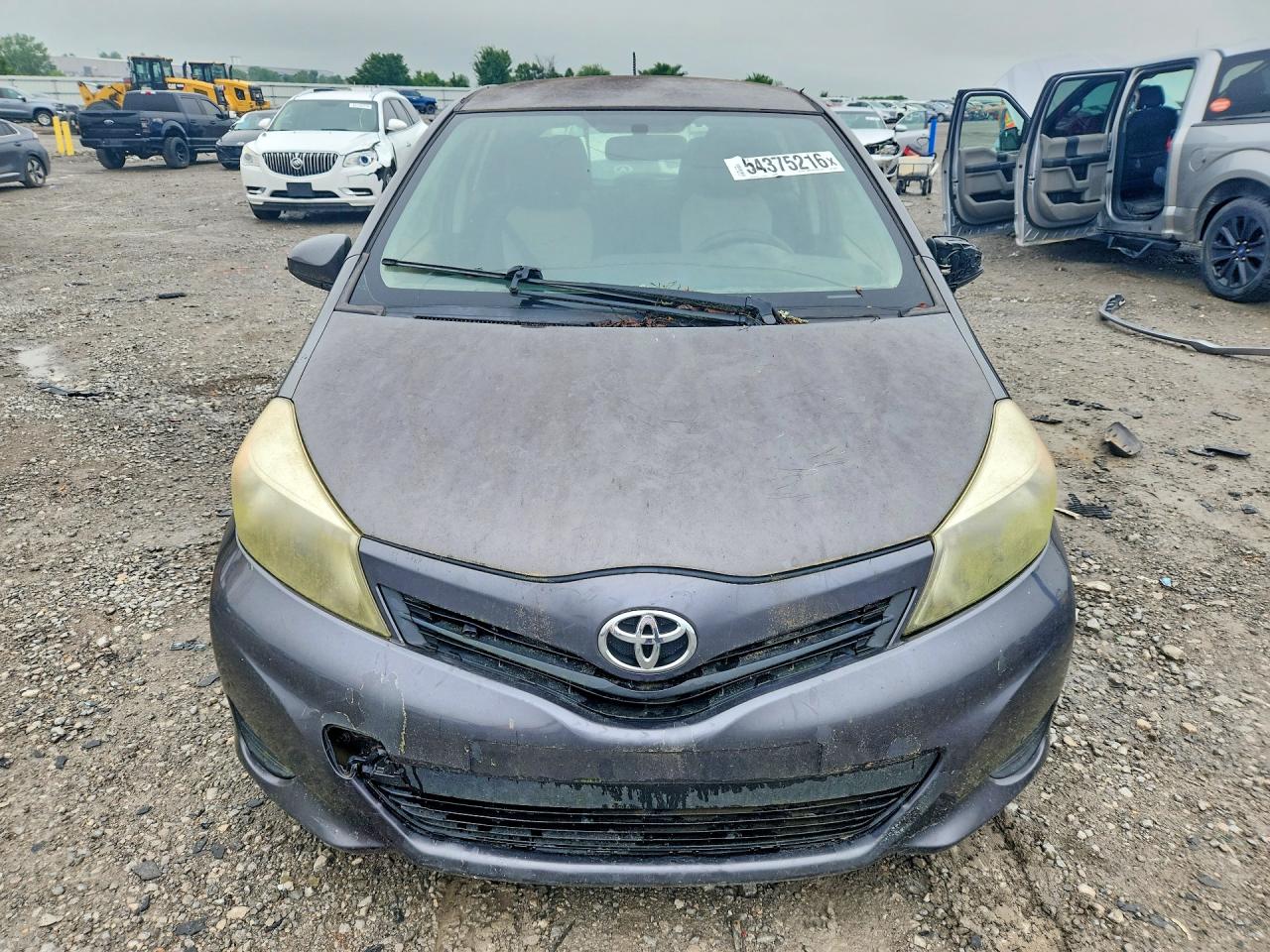 2013 Toyota Yaris 5-door L Gray vin: JTDKTUD35DD549073