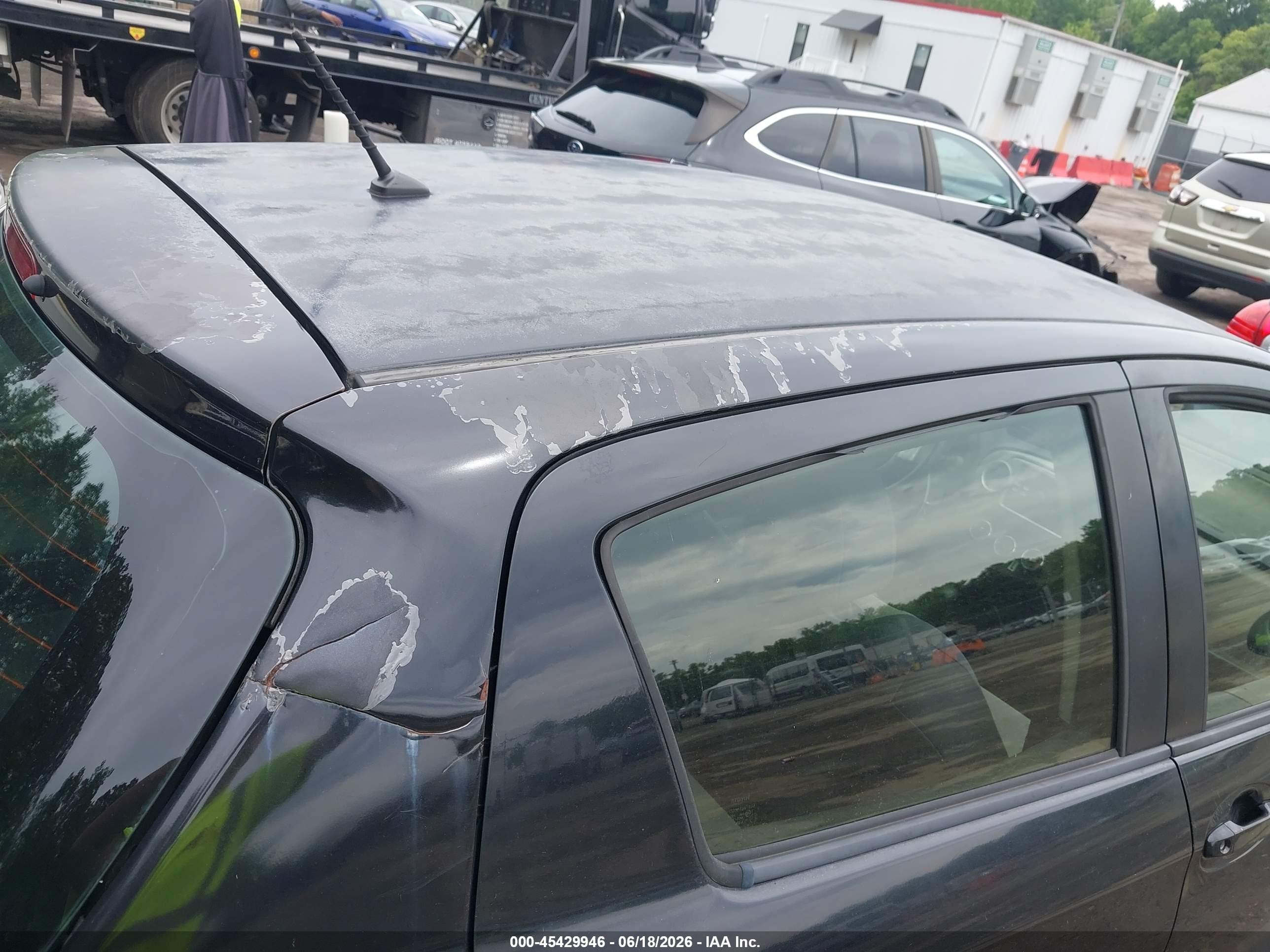 2013 Toyota Yaris Le Black vin: JTDKTUD35DD567203
