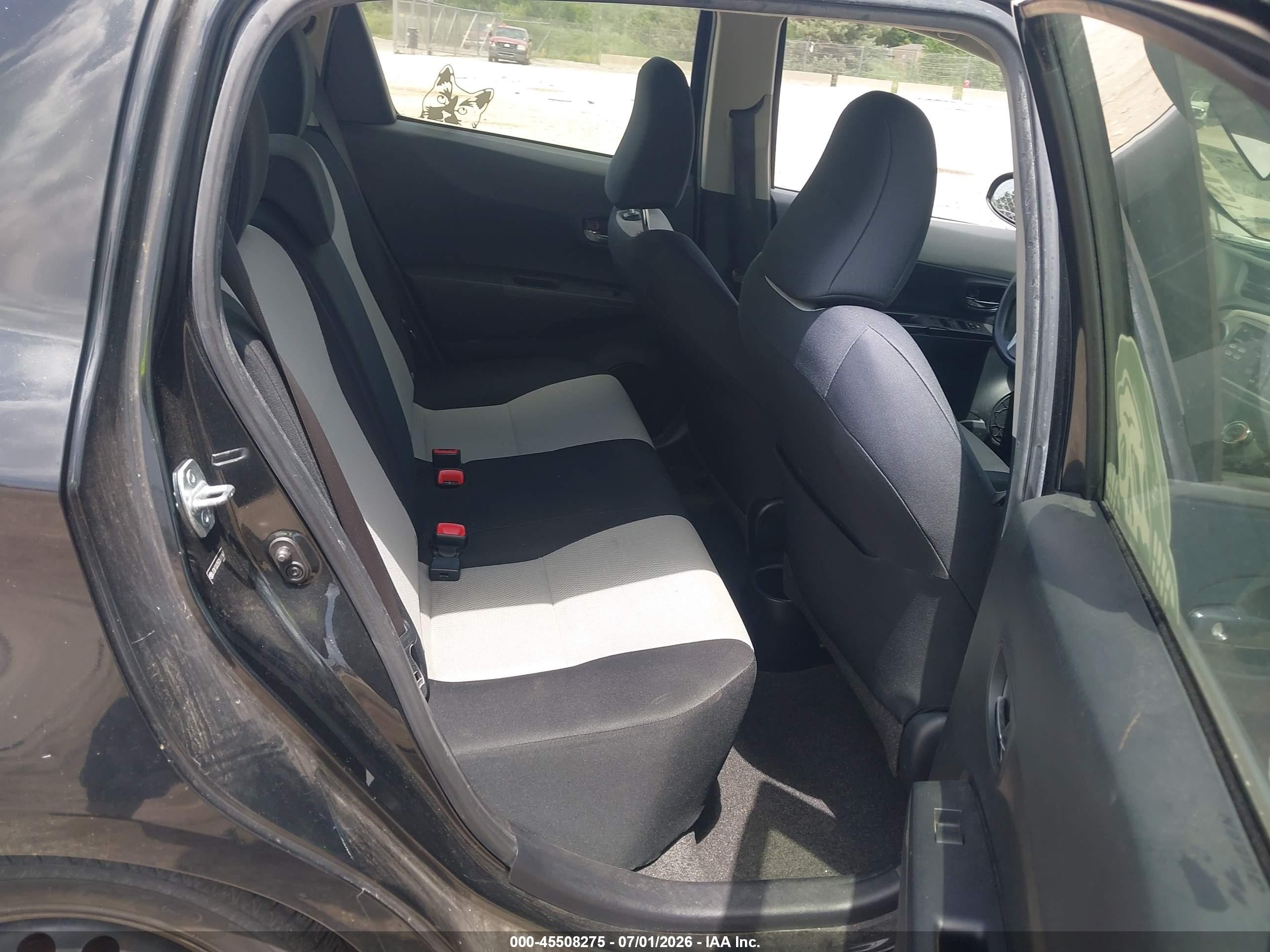 2014 Toyota Yaris Le (tmc/cbu Plant) Black vin: JTDKTUD35ED588067