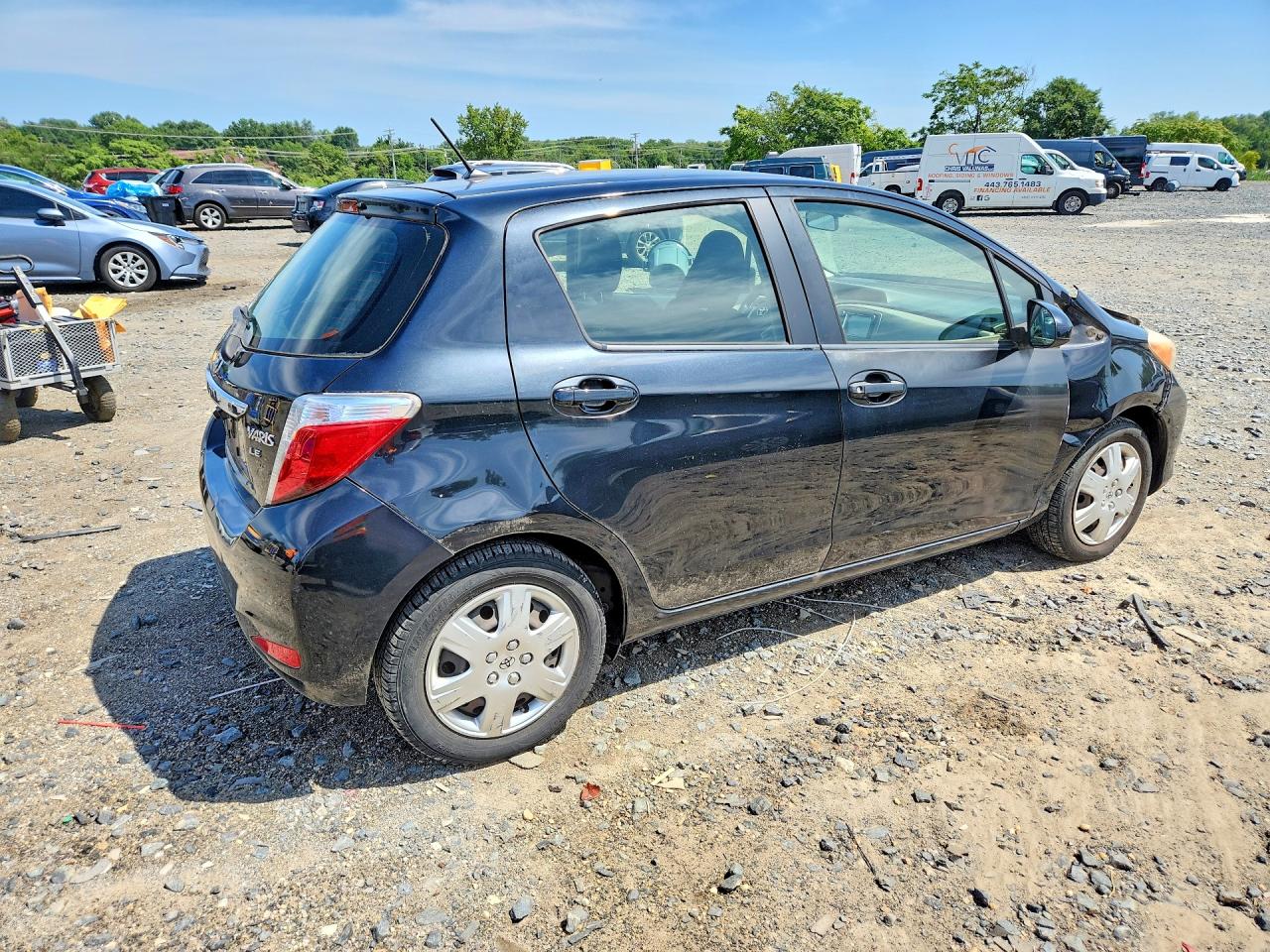 2012 Toyota Yaris 5-door Le Charcoal vin: JTDKTUD36CD520938