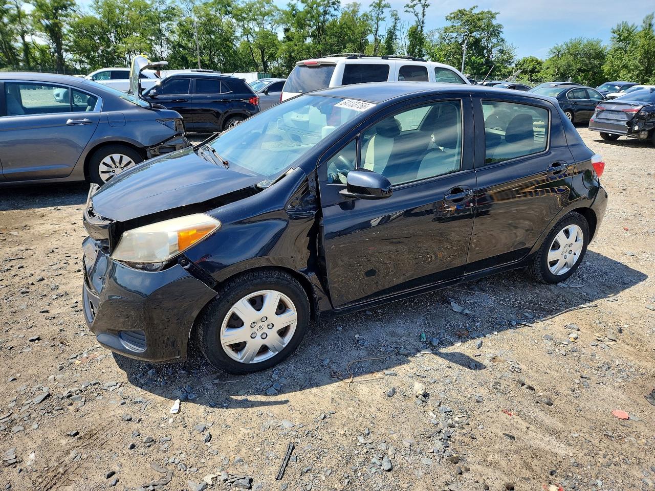 2012 Toyota Yaris 5-door Le Charcoal vin: JTDKTUD36CD520938