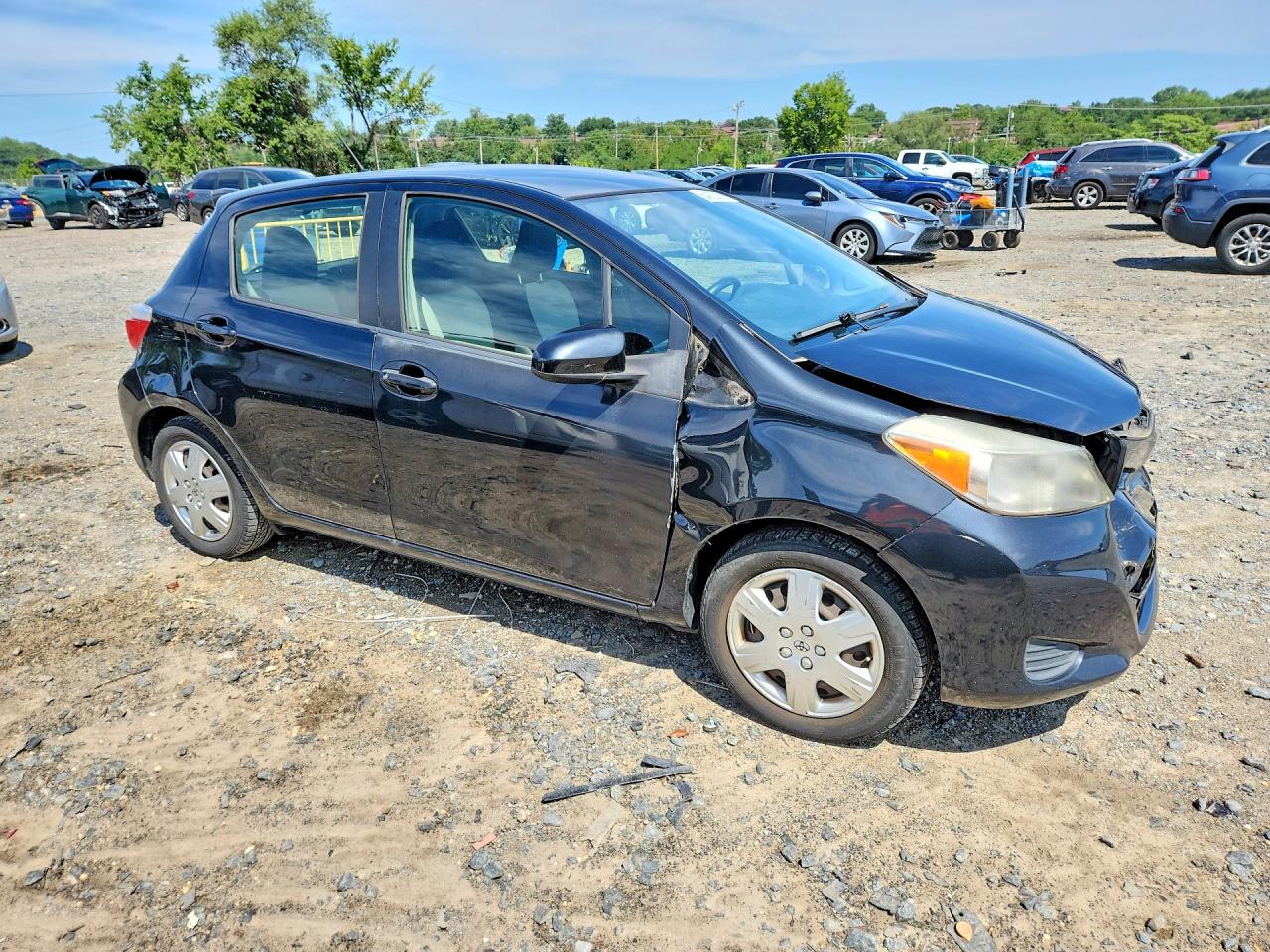 2012 Toyota Yaris 5-door Le Charcoal vin: JTDKTUD36CD520938