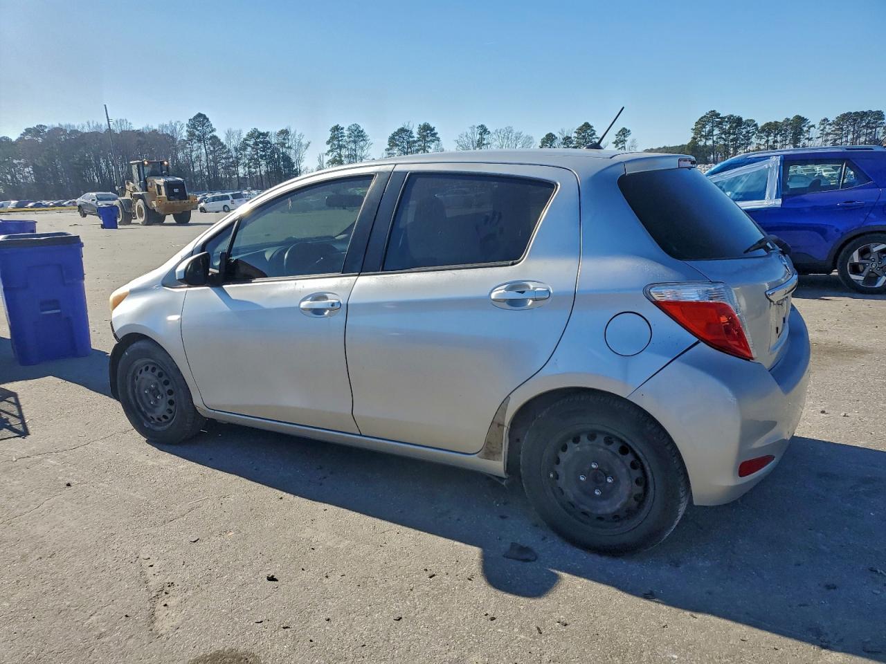 2012 Toyota Yaris Silver vin: JTDKTUD36CD522995