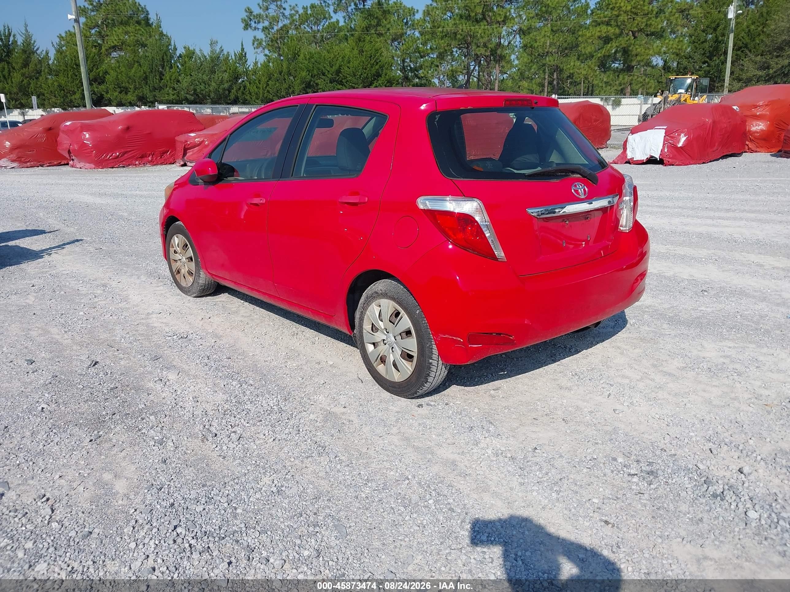2013 Toyota Yaris Le Red vin: JTDKTUD36DD566920