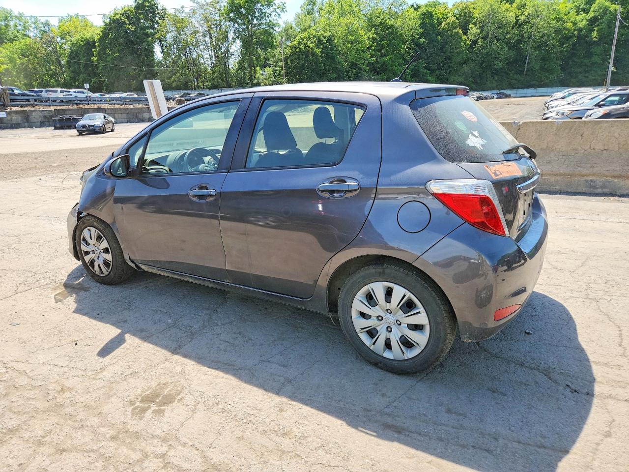 2014 Toyota Yaris 5-door L Gray vin: JTDKTUD36ED587395
