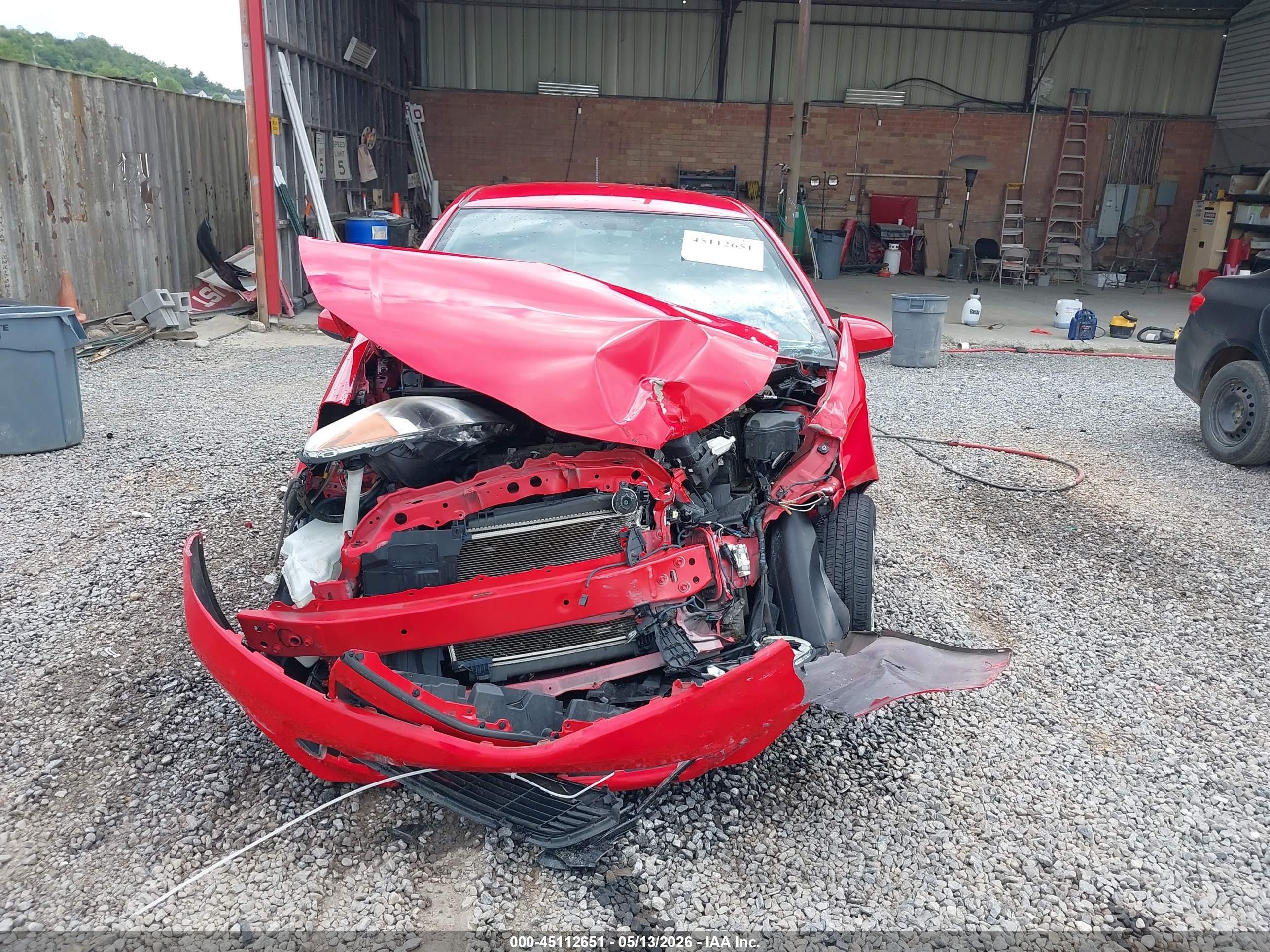 2013 Toyota Yaris L Red vin: JTDKTUD37DD555151