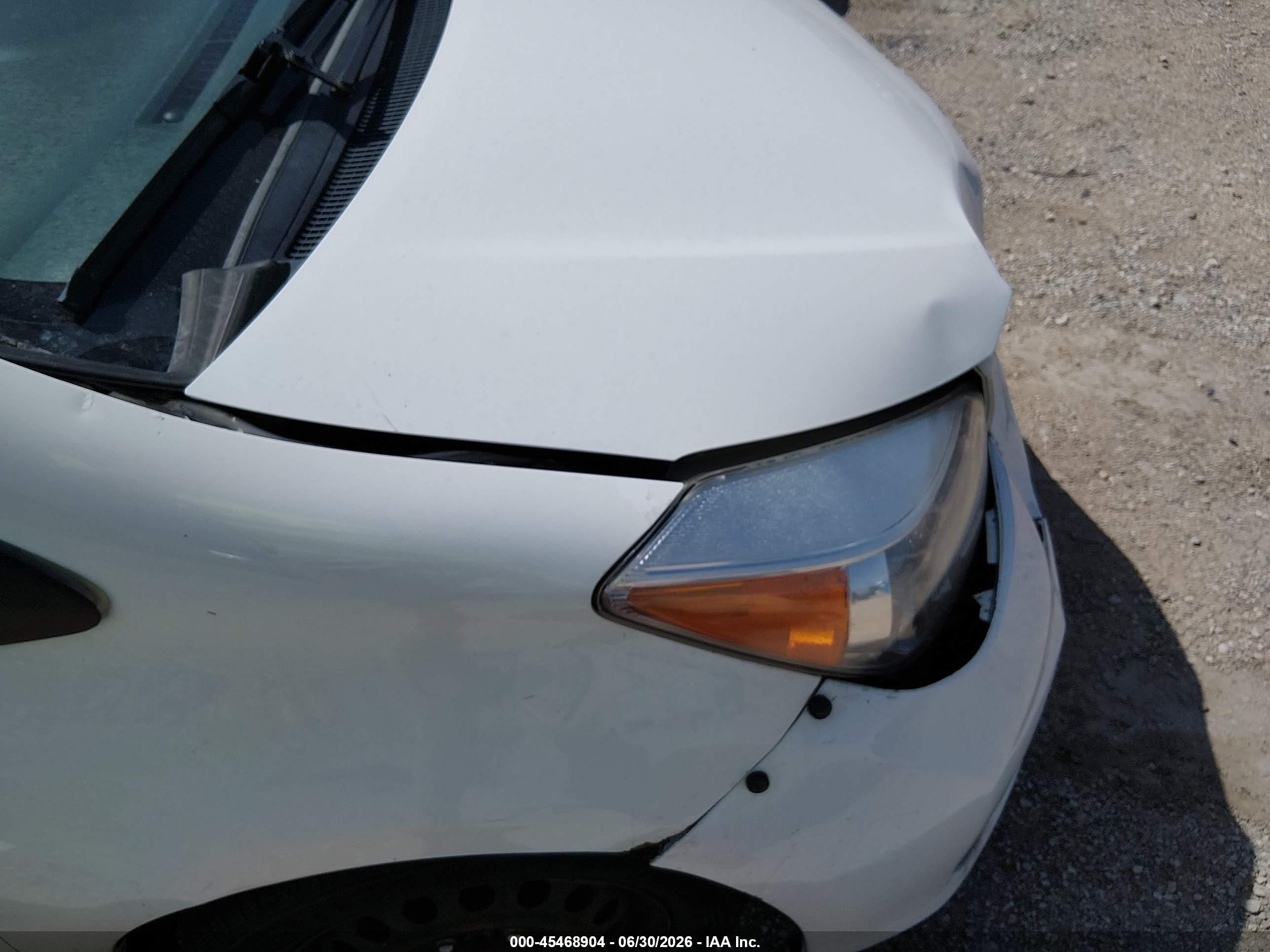 2012 Toyota Yaris Le Белый vin: JTDKTUD39CD514650