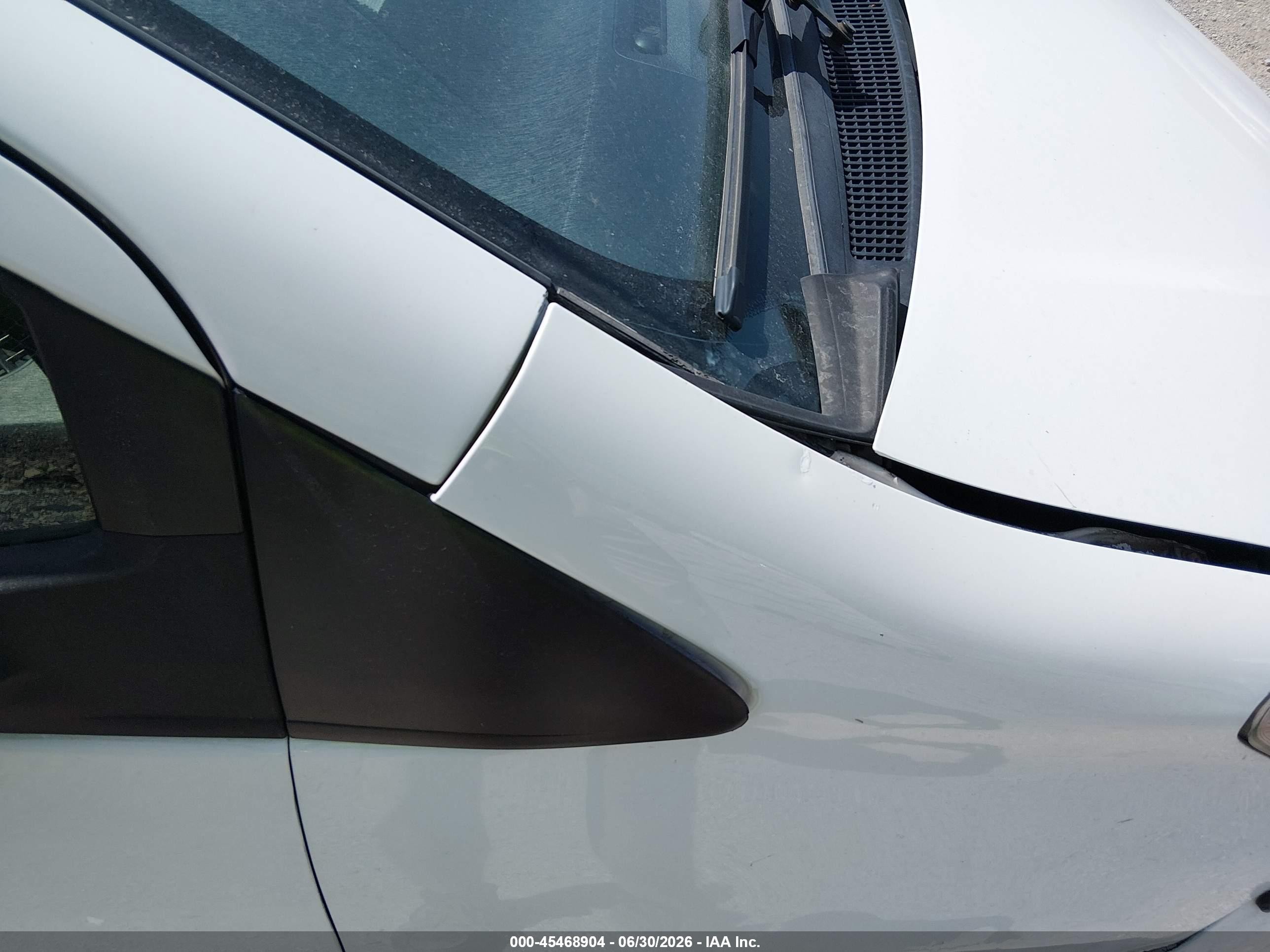 2012 Toyota Yaris Le Белый vin: JTDKTUD39CD514650