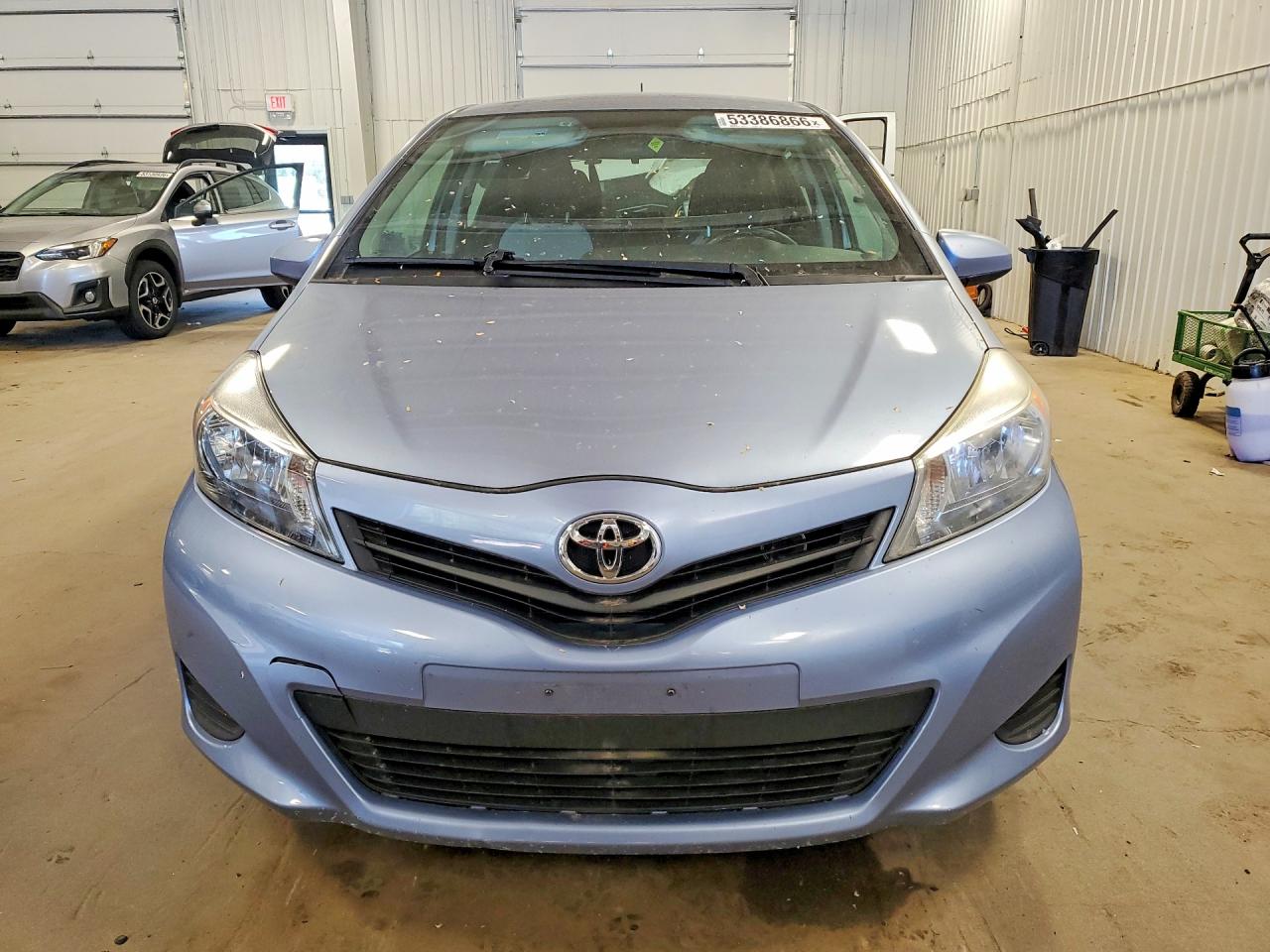 2012 Toyota Yaris Blue vin: JTDKTUD3XCD511403