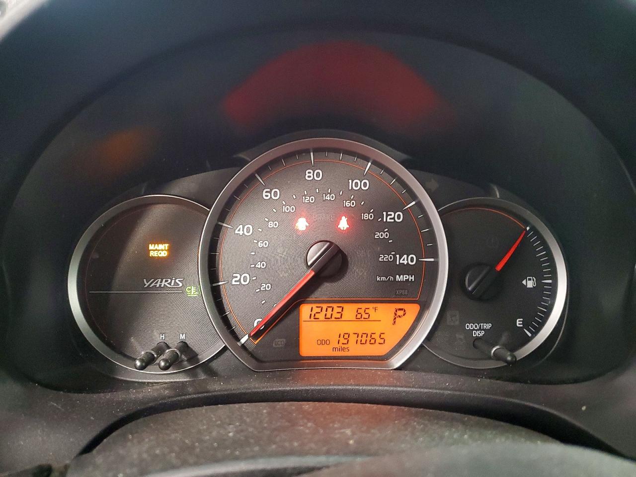 2012 Toyota Yaris Blue vin: JTDKTUD3XCD511403