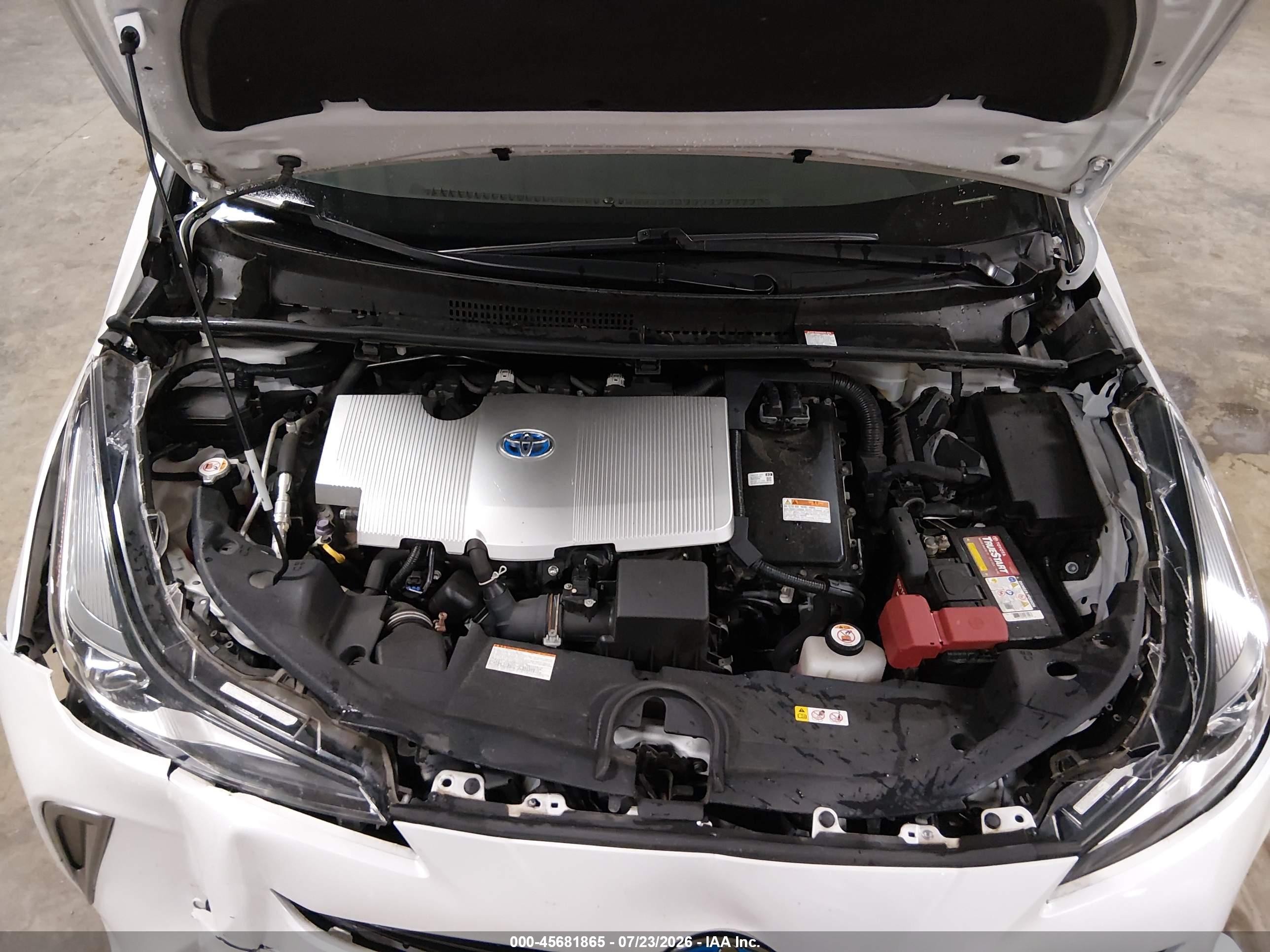 2021 Toyota Prius Le Awd-e White vin: JTDL9MFU2M3023546