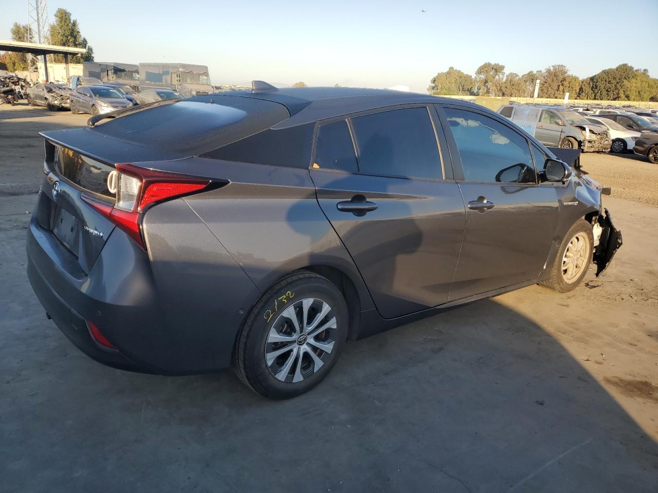 2019 Toyota Prius Gray vin: JTDL9RFU2K3006689