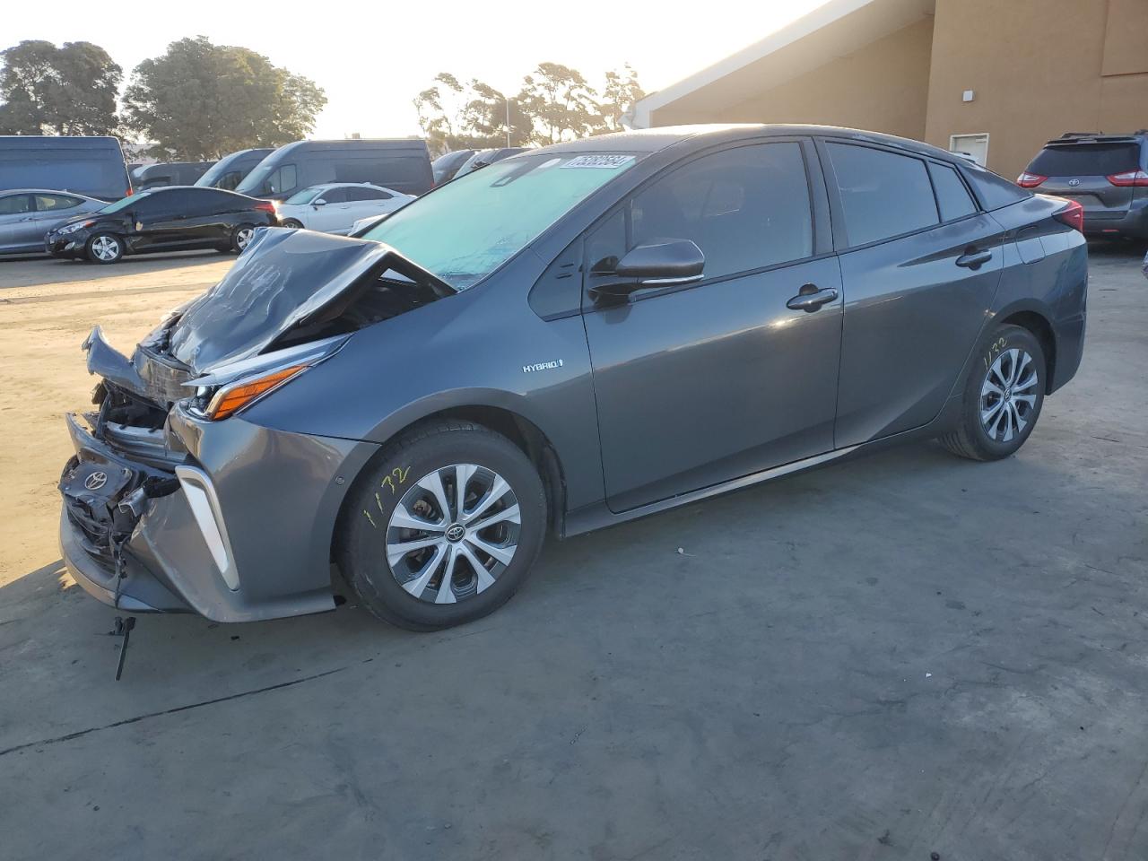 2019 Toyota Prius Gray vin: JTDL9RFU2K3006689