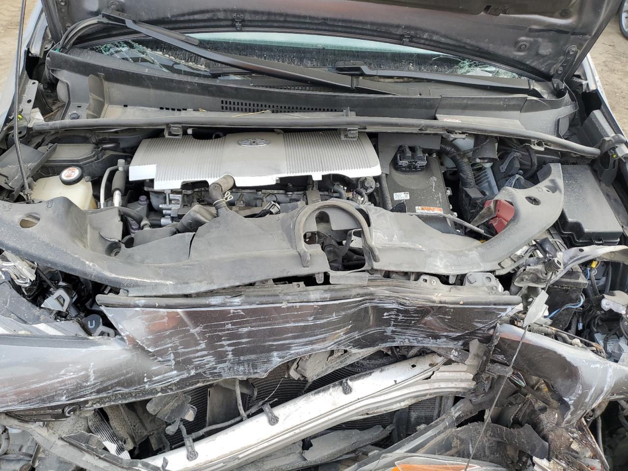 2019 Toyota Prius Gray vin: JTDL9RFU2K3006689