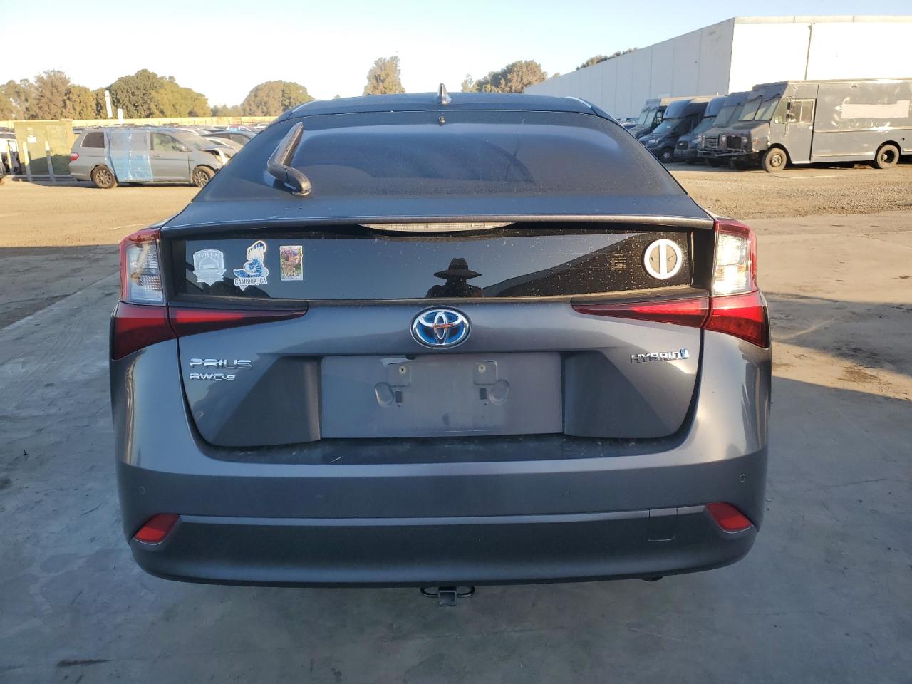 2019 Toyota Prius Gray vin: JTDL9RFU2K3006689