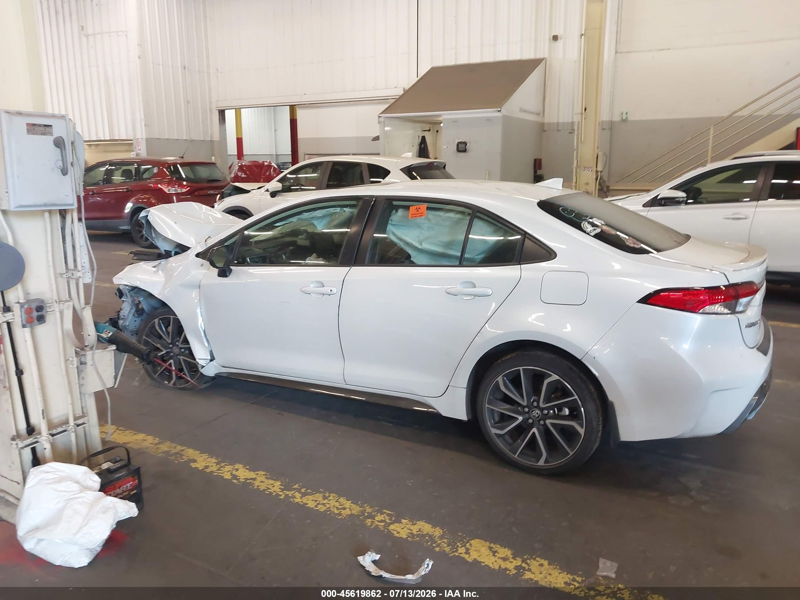 2022 Toyota Corolla Se 6mt White vin: JTDM4MCE1NJ094833