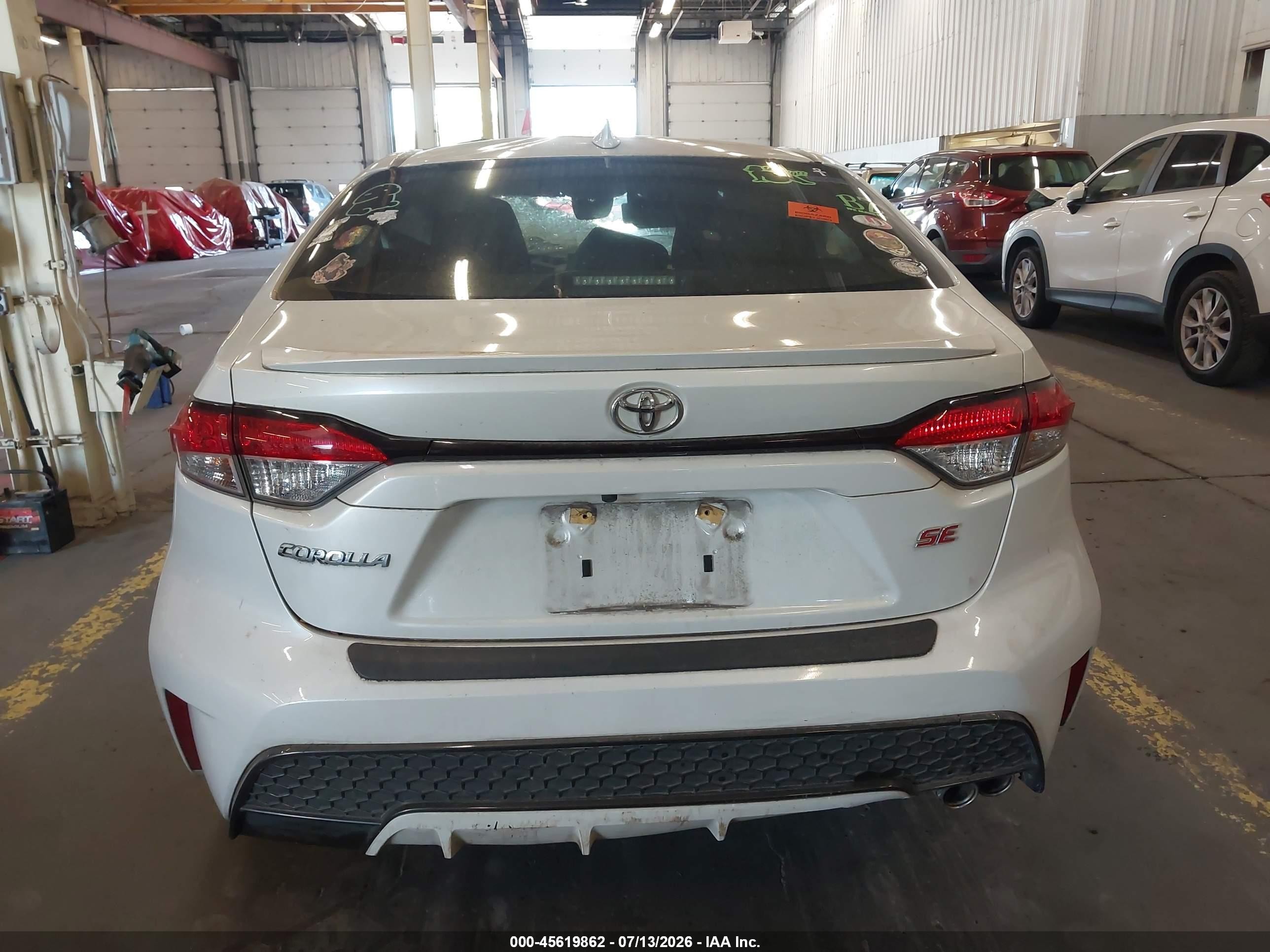 2022 Toyota Corolla Se 6mt White vin: JTDM4MCE1NJ094833