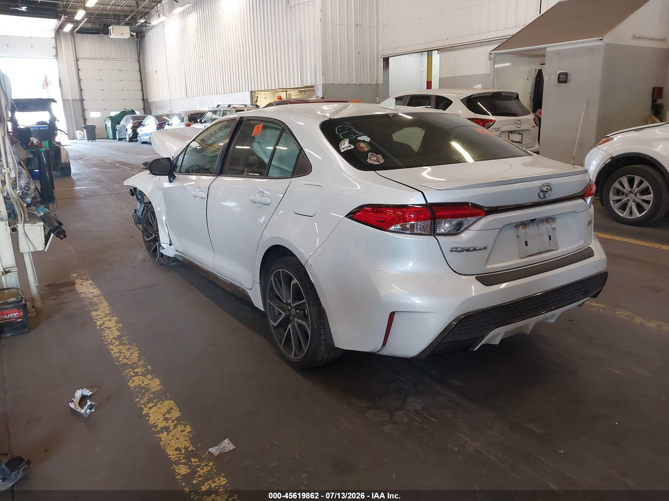 2022 Toyota Corolla Se 6mt White vin: JTDM4MCE1NJ094833