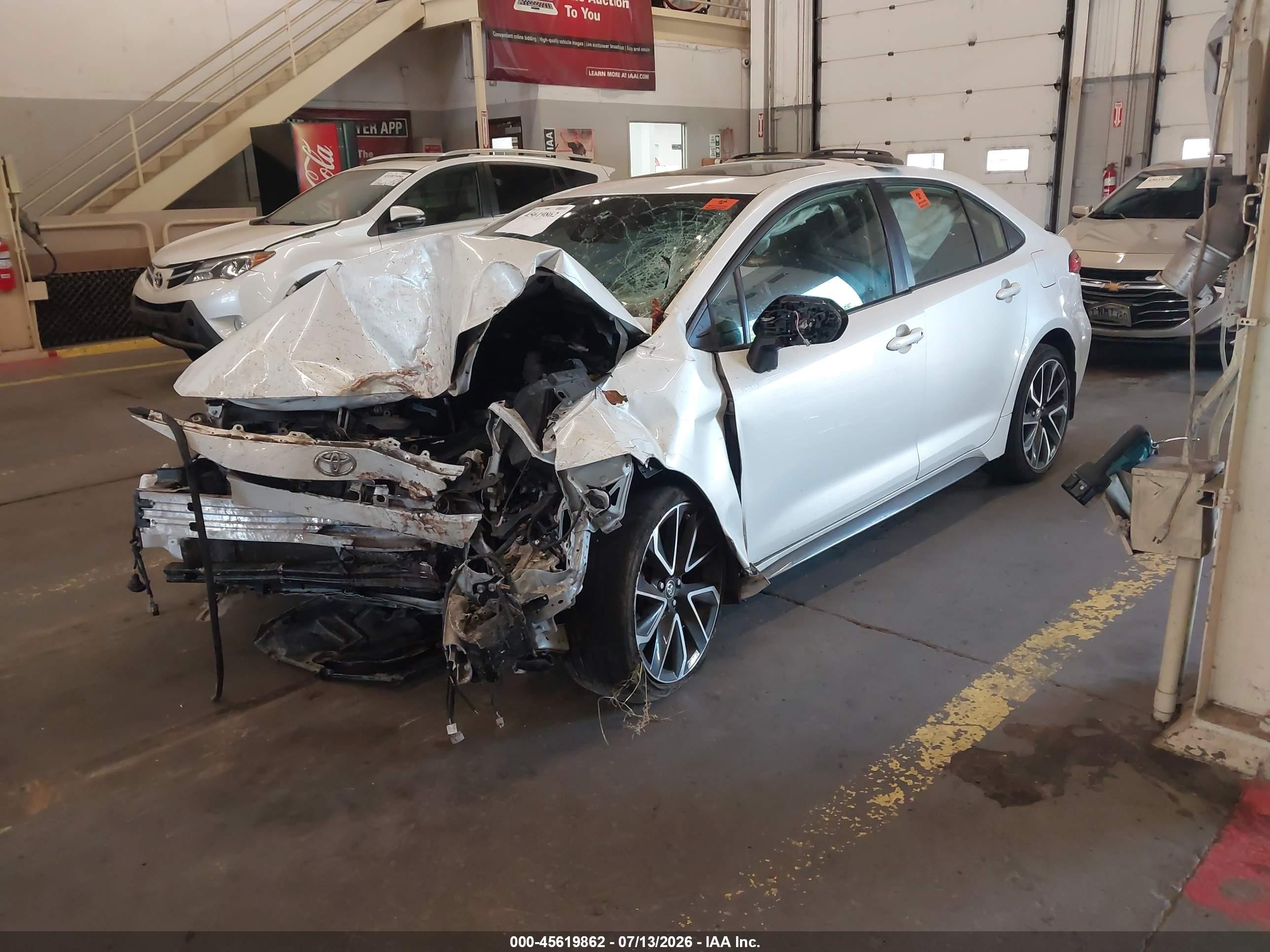 2022 Toyota Corolla Se 6mt White vin: JTDM4MCE1NJ094833