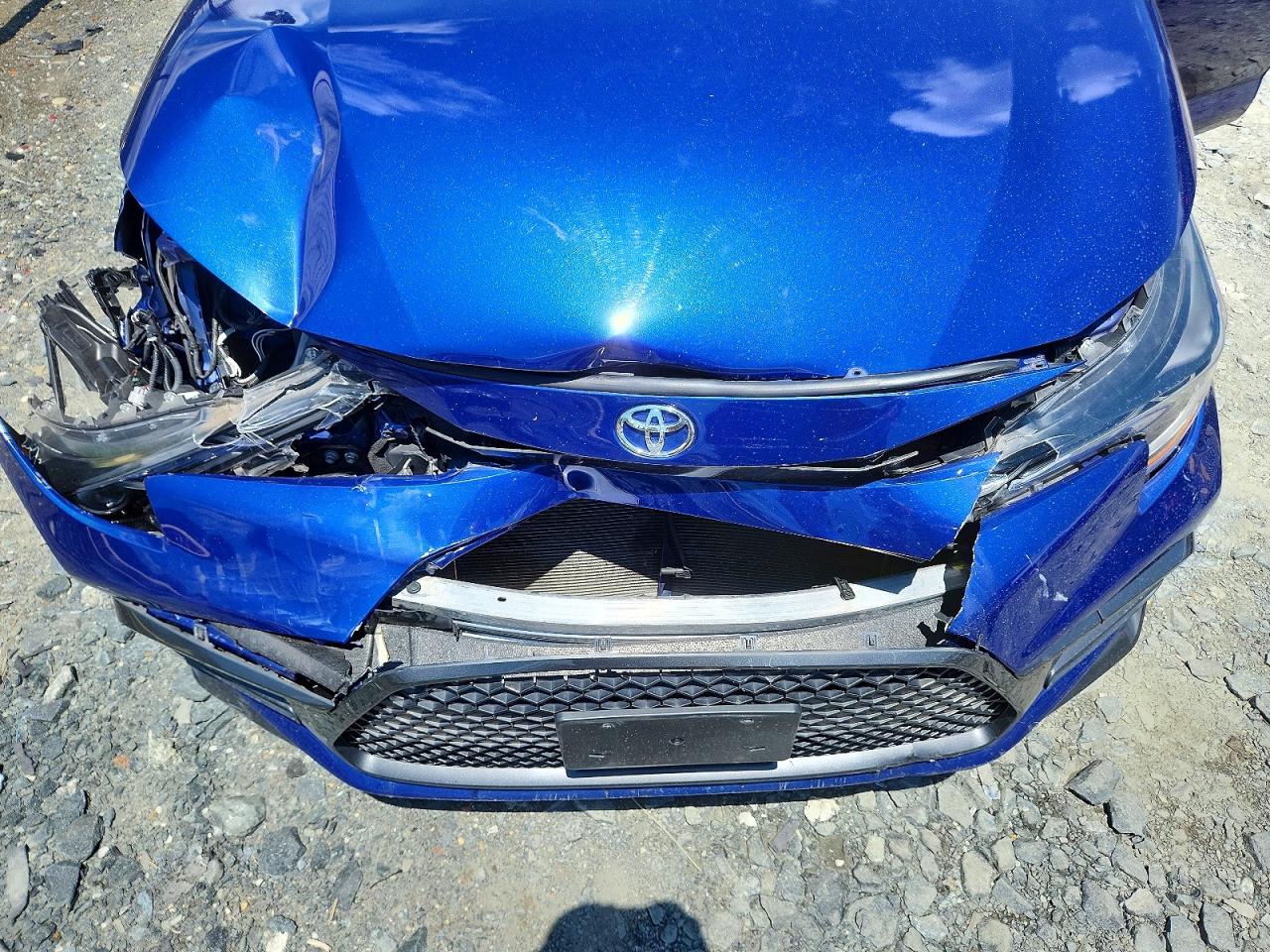 2021 Toyota Corolla Se Blue vin: JTDP4MCE6MJ057966