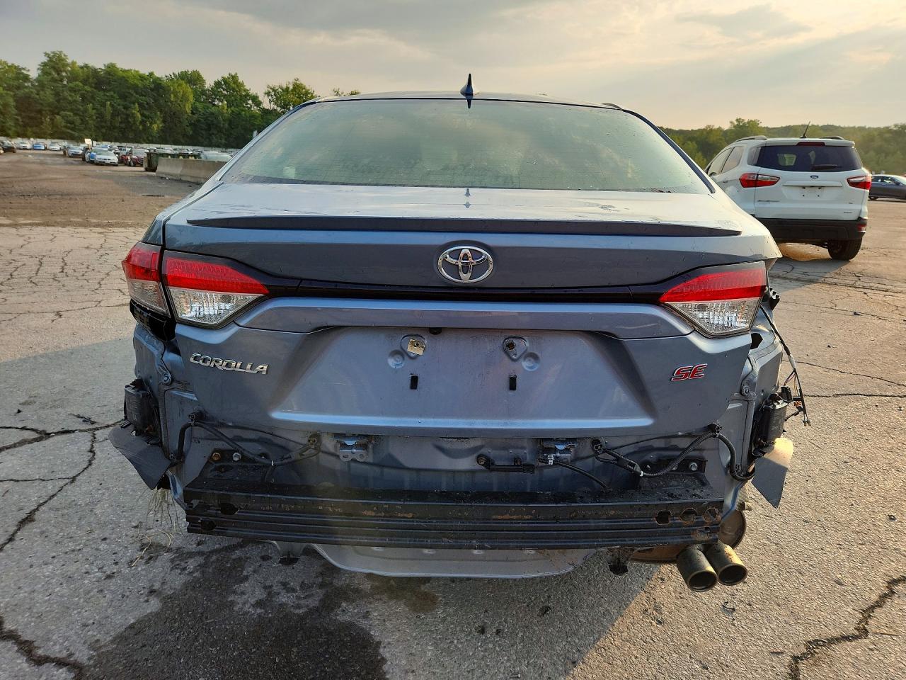 2021 Toyota Corolla Se Blue vin: JTDP4MCEXMJ066928