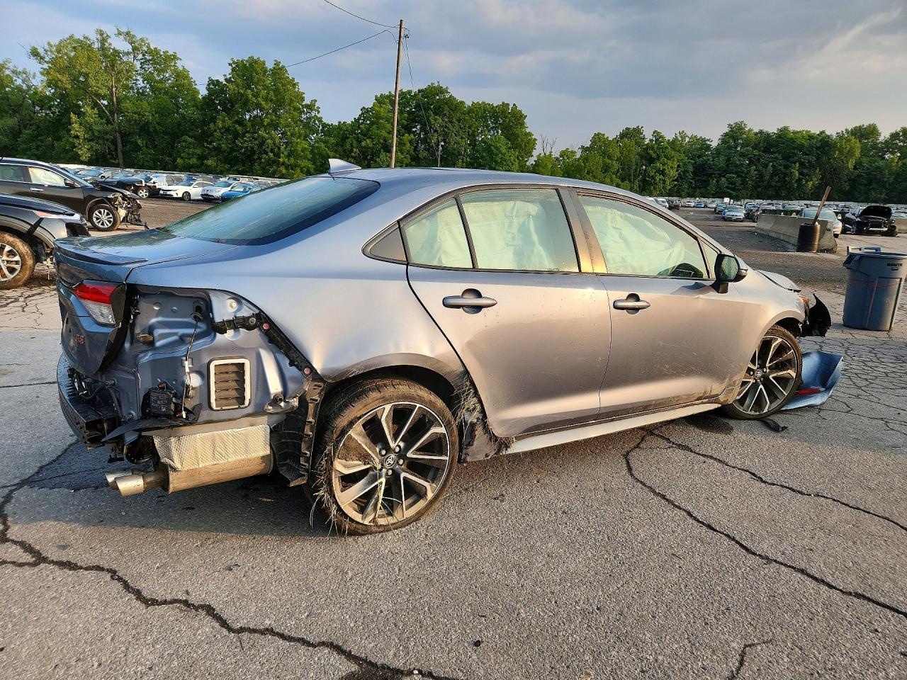 2021 Toyota Corolla Se Blue vin: JTDP4MCEXMJ066928