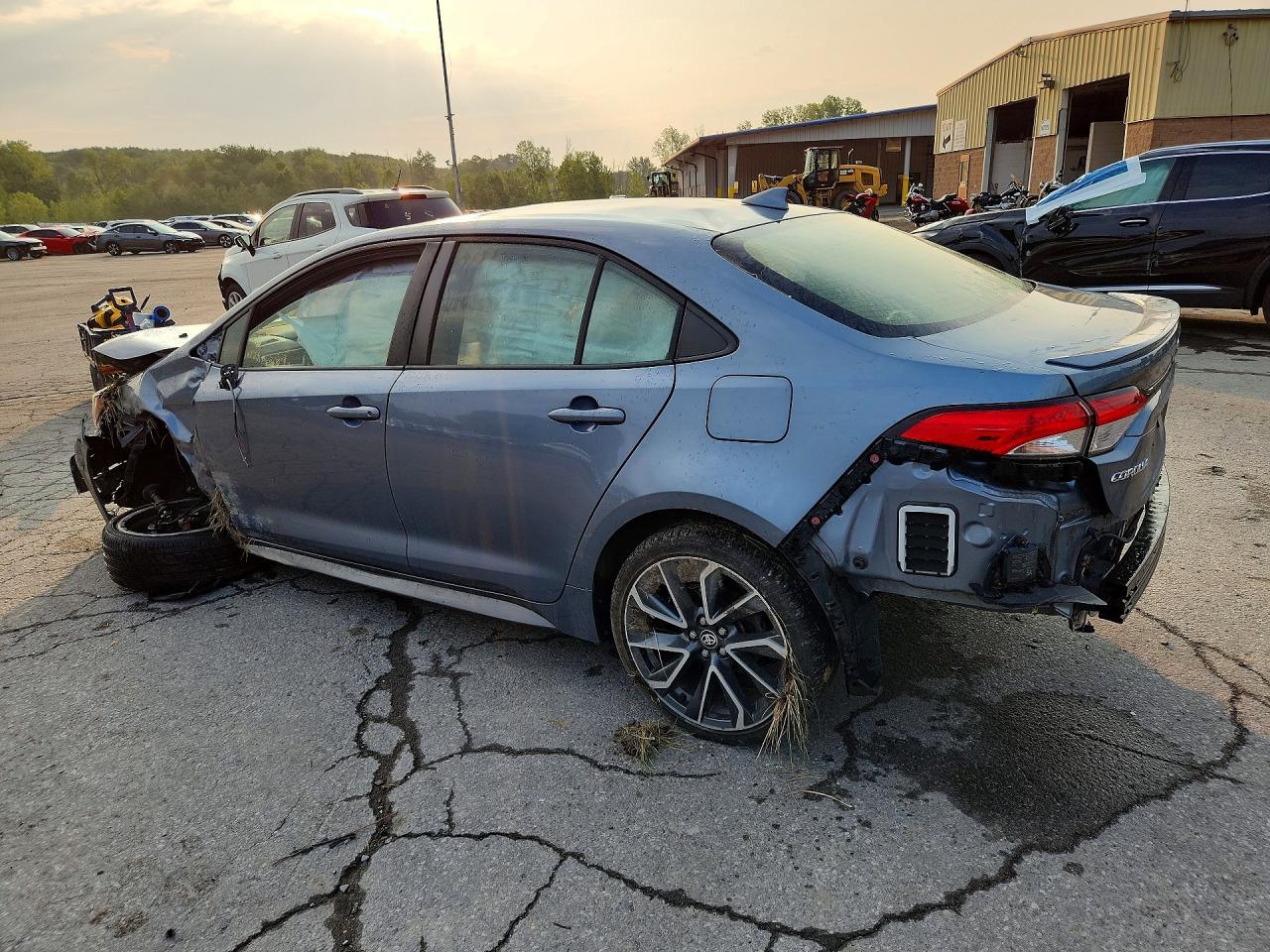 2021 Toyota Corolla Se Blue vin: JTDP4MCEXMJ066928