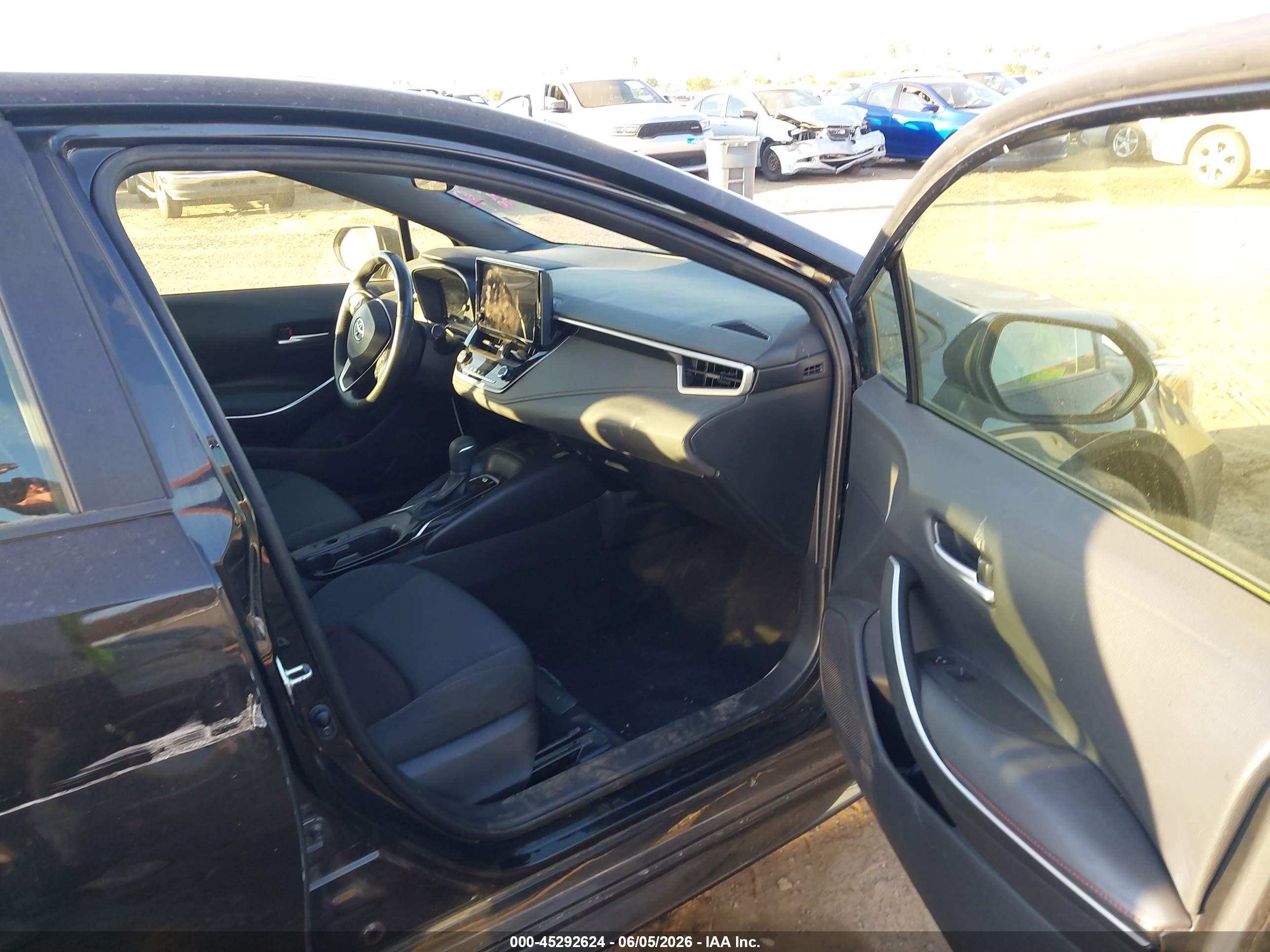 2024 Toyota Corolla Se Черный vin: JTDP4MCEXR3520641