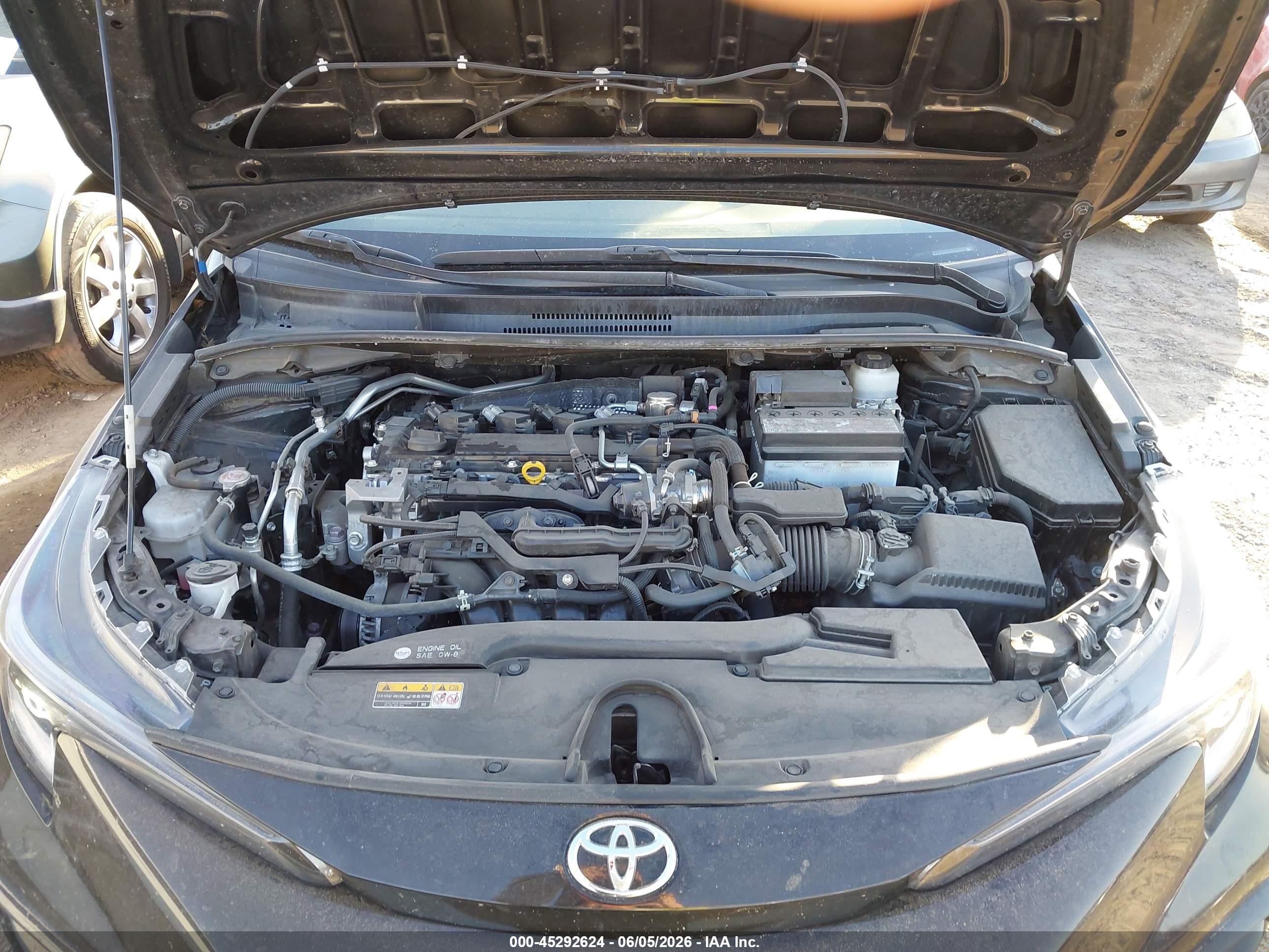 2024 Toyota Corolla Se Черный vin: JTDP4MCEXR3520641