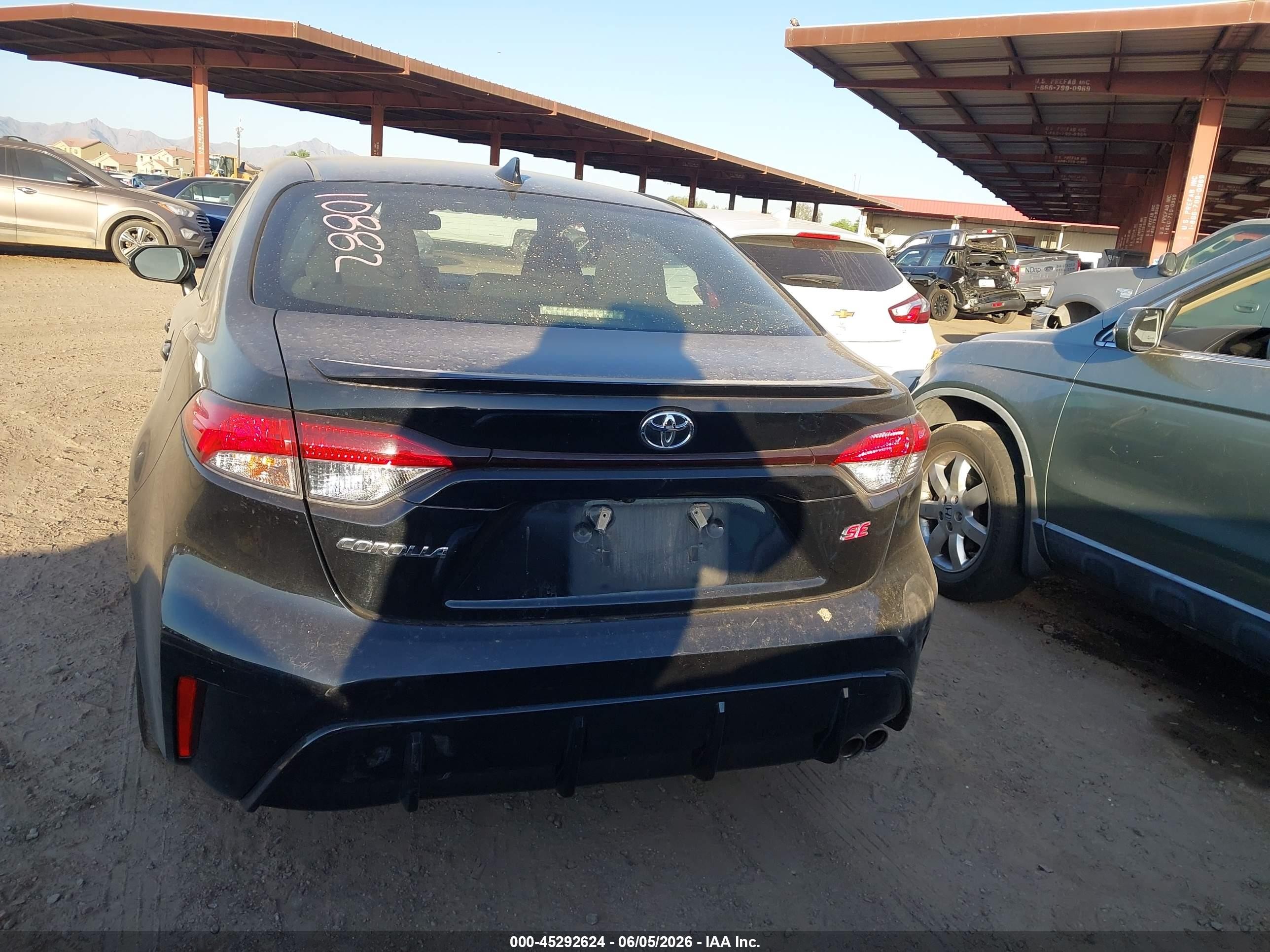 2024 Toyota Corolla Se Черный vin: JTDP4MCEXR3520641