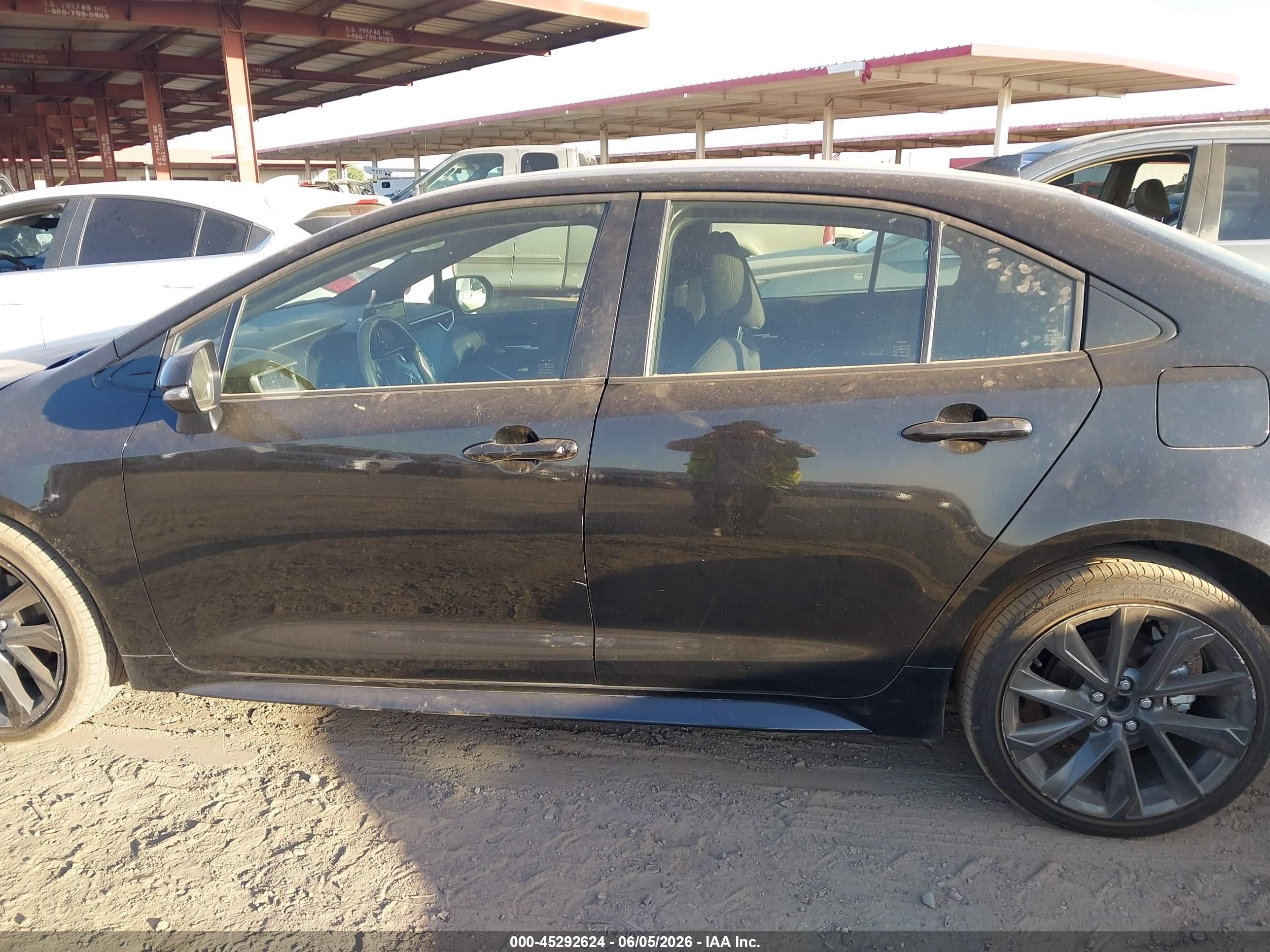2024 Toyota Corolla Se Черный vin: JTDP4MCEXR3520641