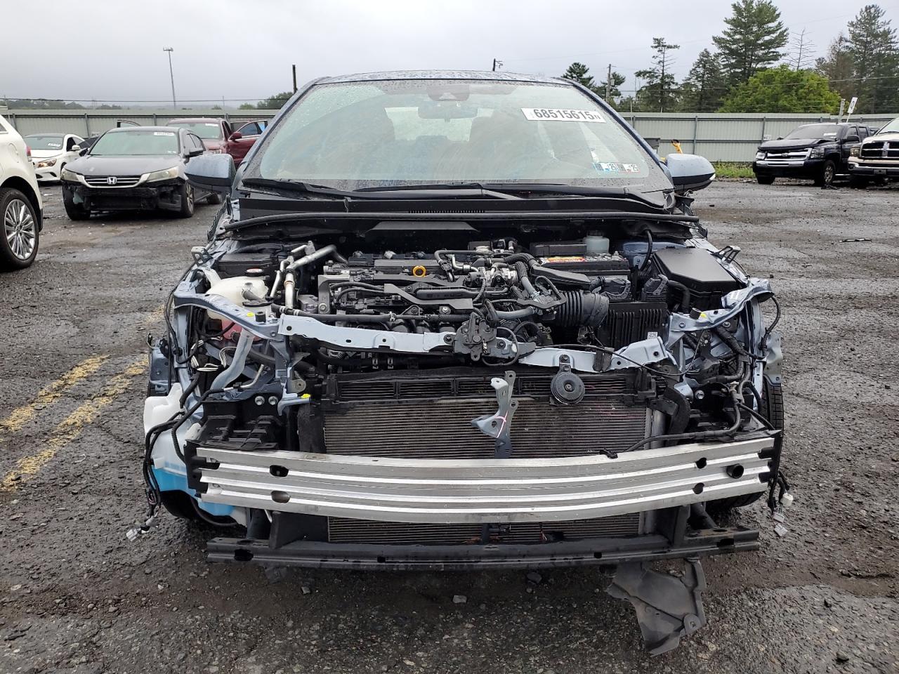 2020 Toyota Corolla Se Blue vin: JTDP4RCE0LJ013859