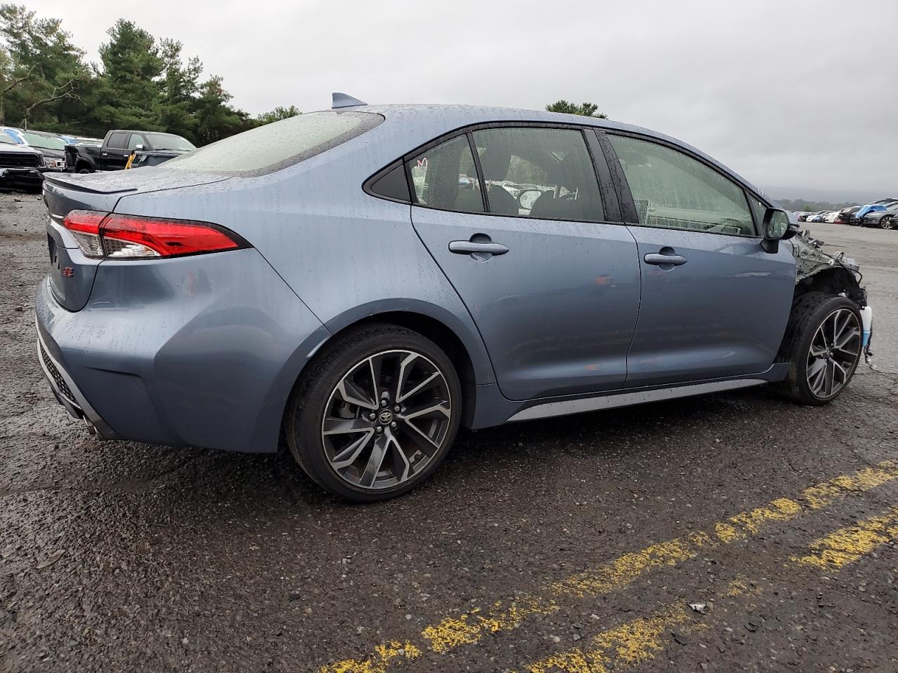 2020 Toyota Corolla Se Blue vin: JTDP4RCE0LJ013859