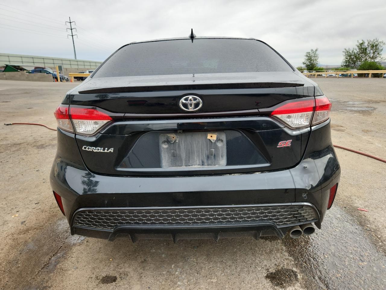 2020 Toyota Corolla Se Black vin: JTDP4RCE2LJ002457 Damage: Rear Bumper, Dent(S) W/ Paint Dmg, 5 To 6 Inches