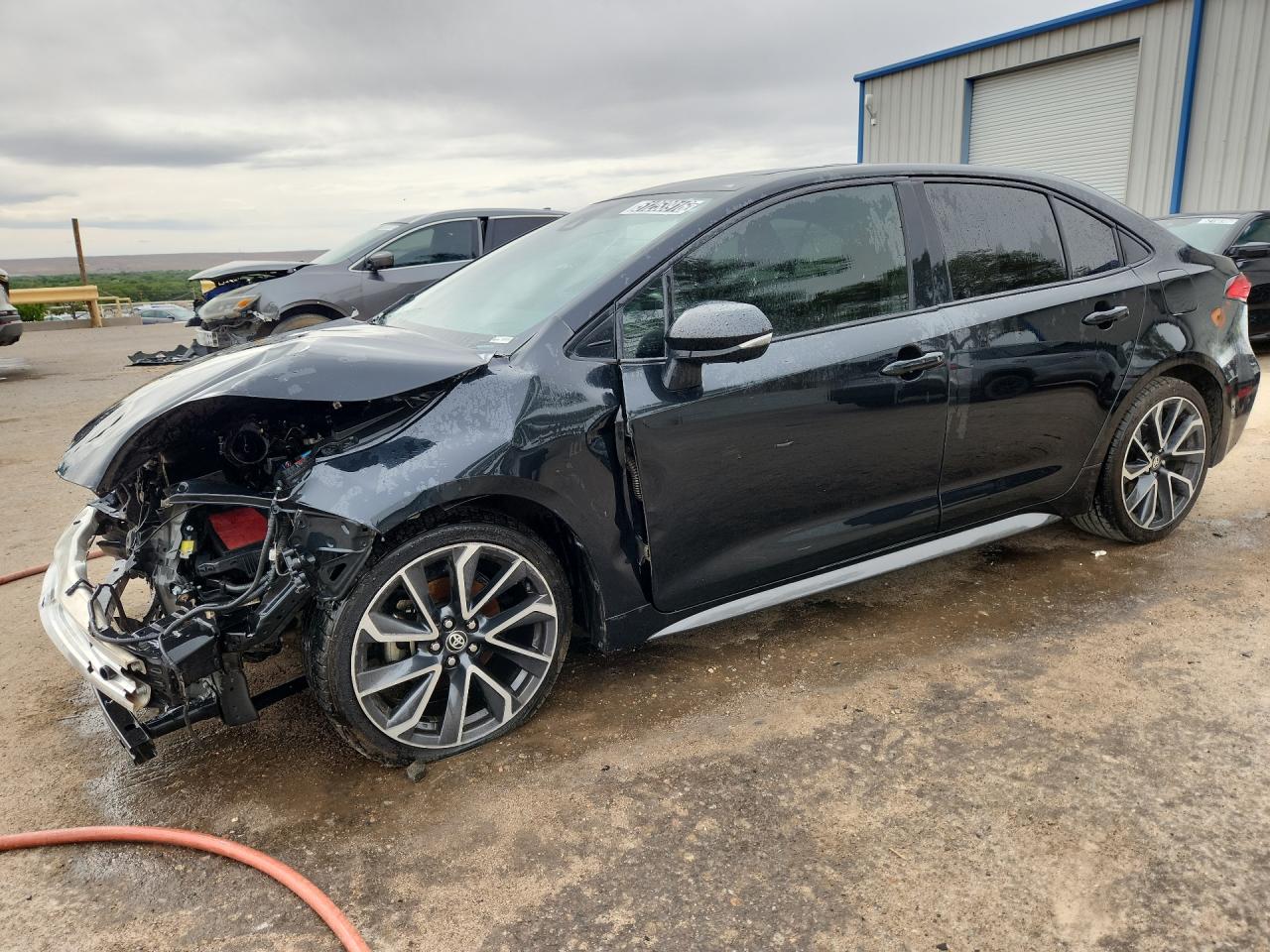 2020 Toyota Corolla Se Black vin: JTDP4RCE2LJ002457 Damage: Left Front Fender, Dent(S) W/ Paint Dmg, > 12 Inches