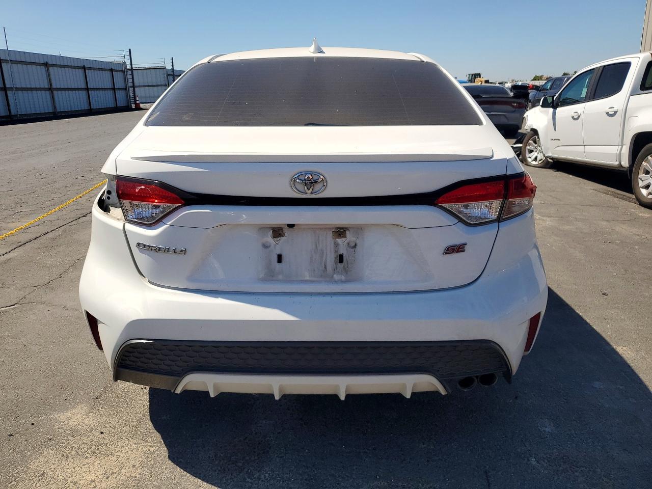 2020 Toyota Corolla Se White vin: JTDP4RCE2LJ017573