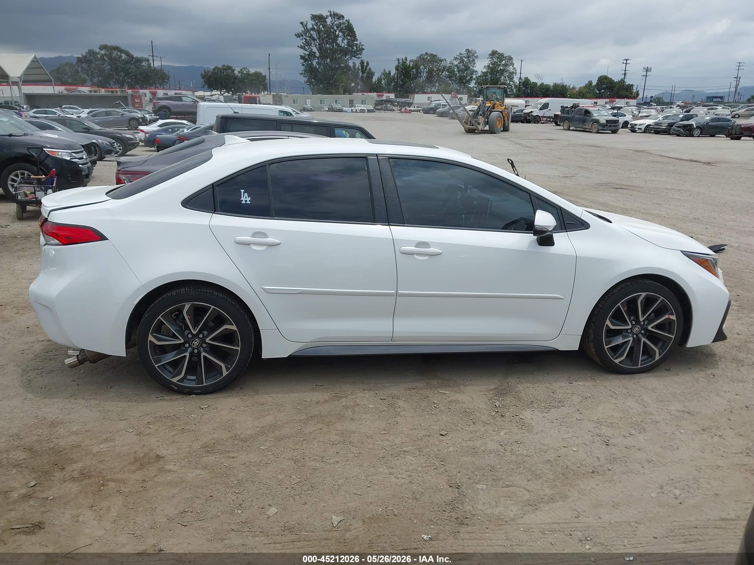 2020 Toyota Corolla Se White vin: JTDP4RCE4LJ029384
