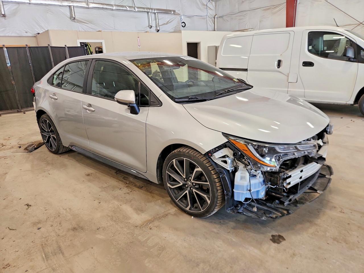 2022 Toyota Corolla Se Silver vin: JTDS4MCE0NJ097228
