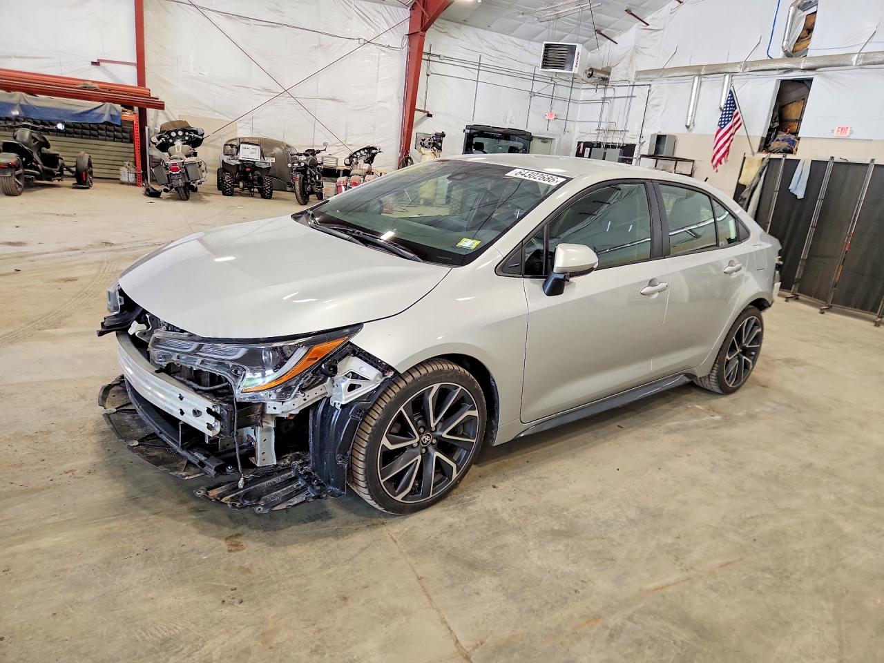 2022 Toyota Corolla Se Серебряный vin: JTDS4MCE0NJ097228