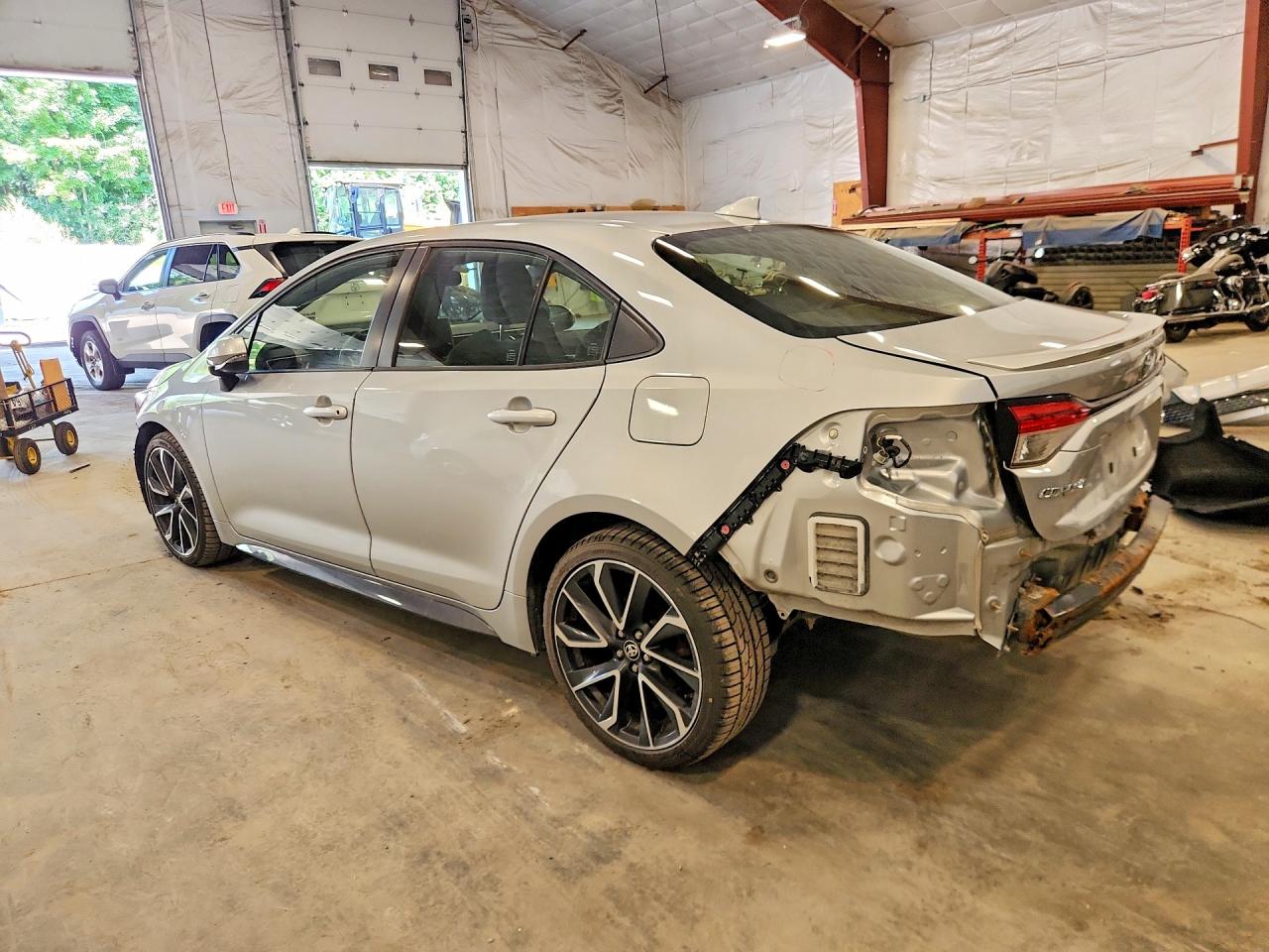 2022 Toyota Corolla Se Silver vin: JTDS4MCE0NJ097228