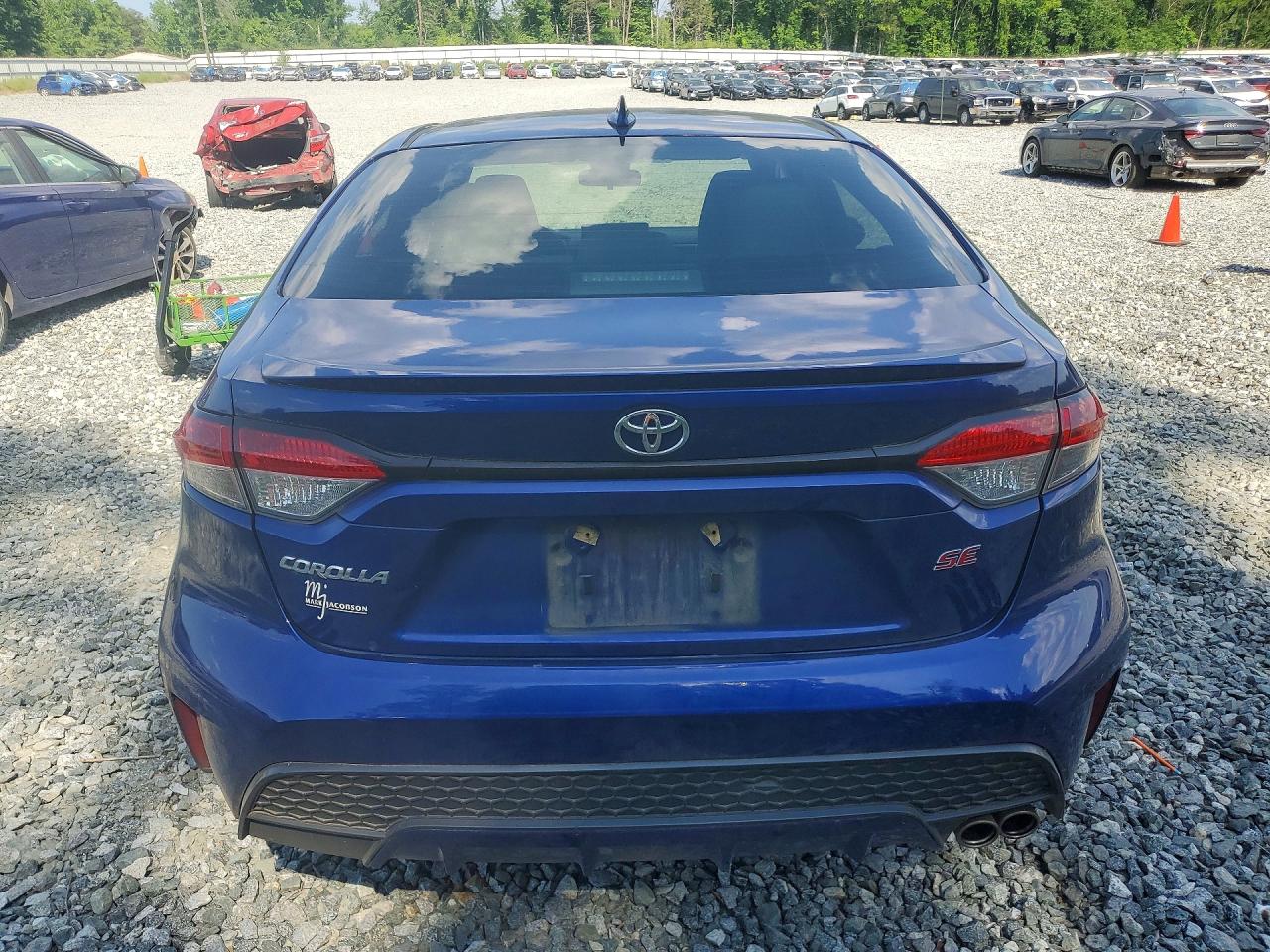 2021 Toyota Corolla Se Синий vin: JTDS4MCE3MJ059409