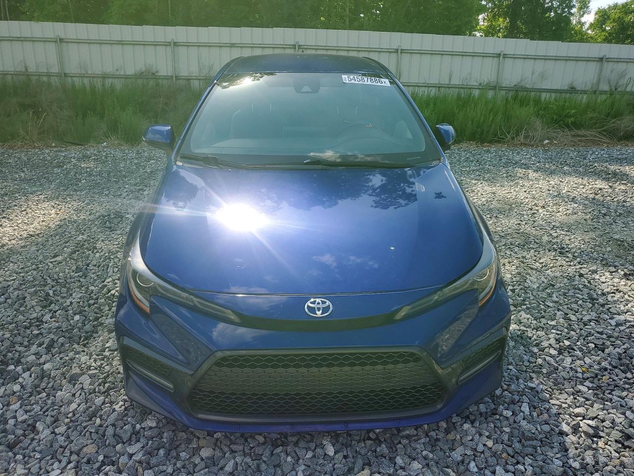 2021 Toyota Corolla Se Синий vin: JTDS4MCE3MJ059409
