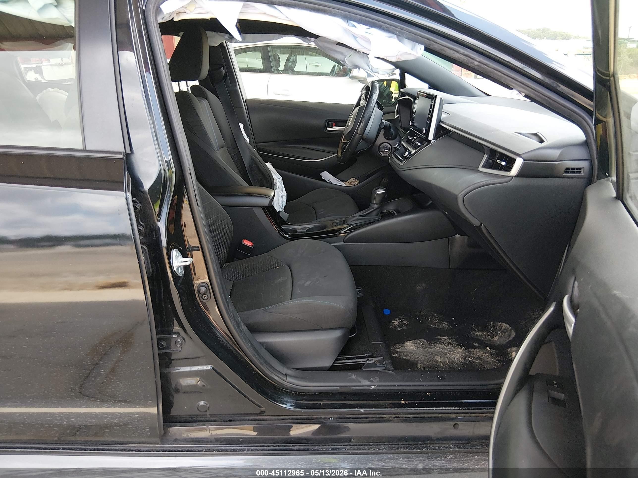 2021 Toyota Corolla Se Black vin: JTDS4MCE4MJ057295