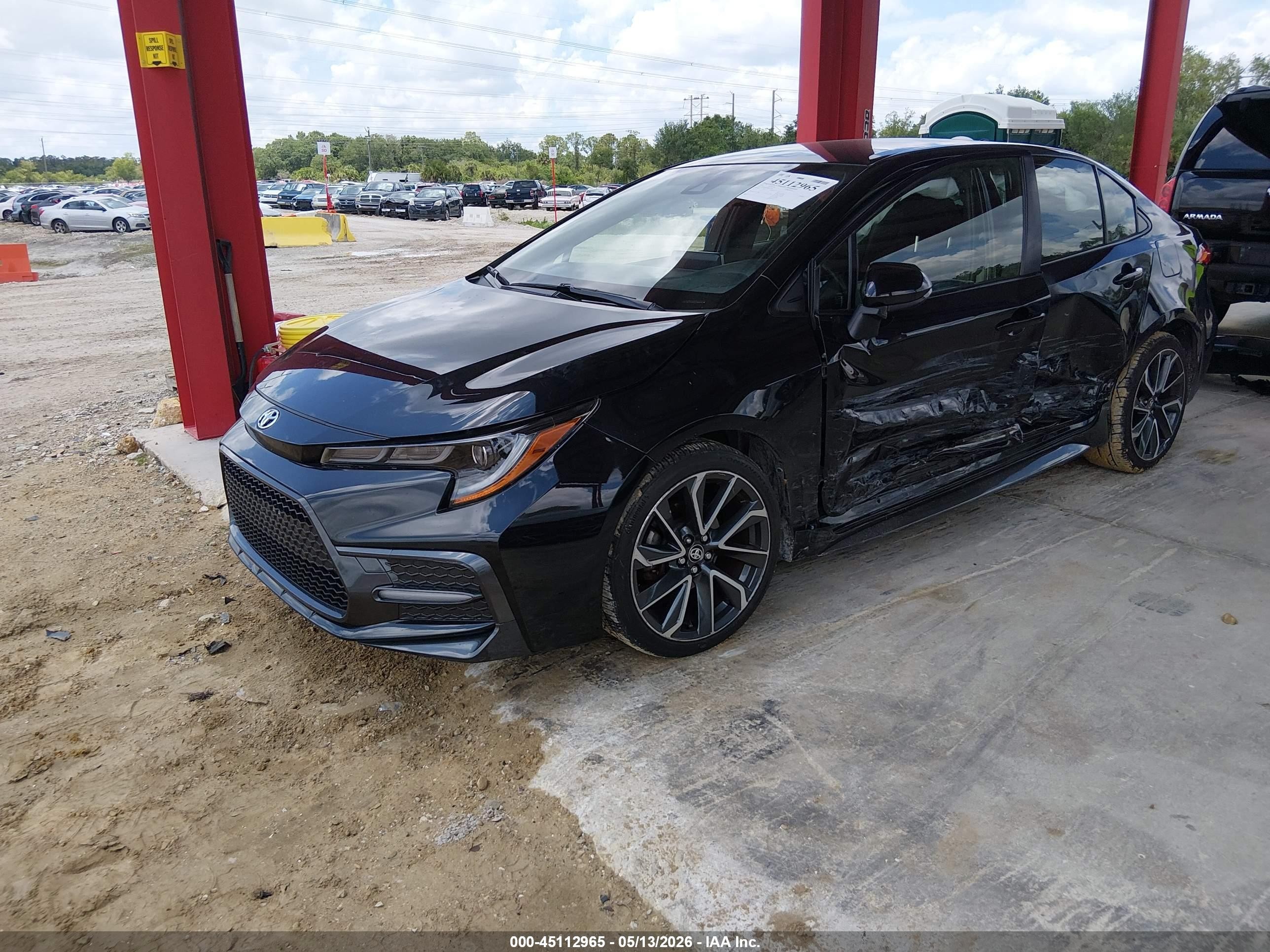 2021 Toyota Corolla Se Black vin: JTDS4MCE4MJ057295
