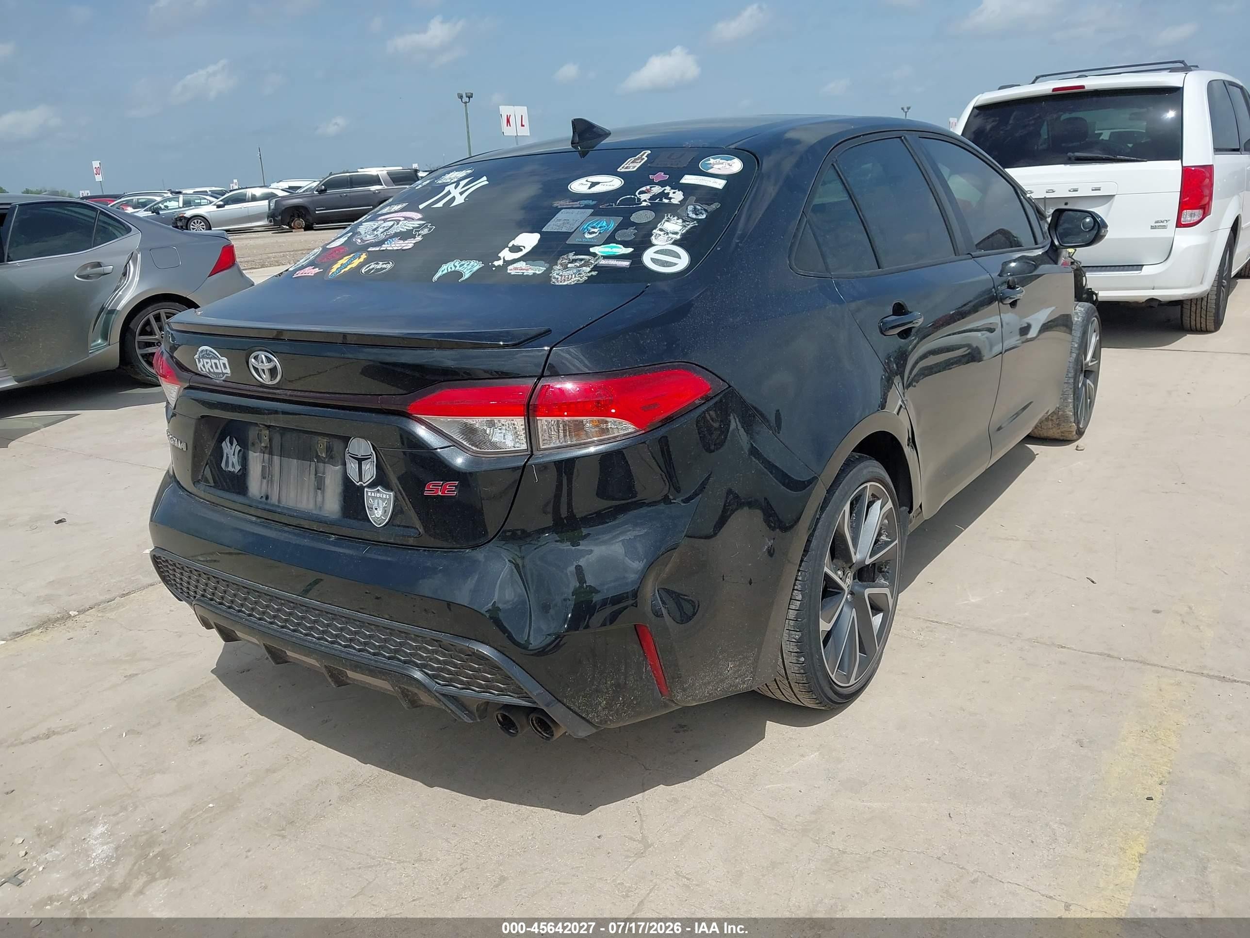 2022 Toyota Corolla Se Dark Blue vin: JTDS4MCE4NJ091299