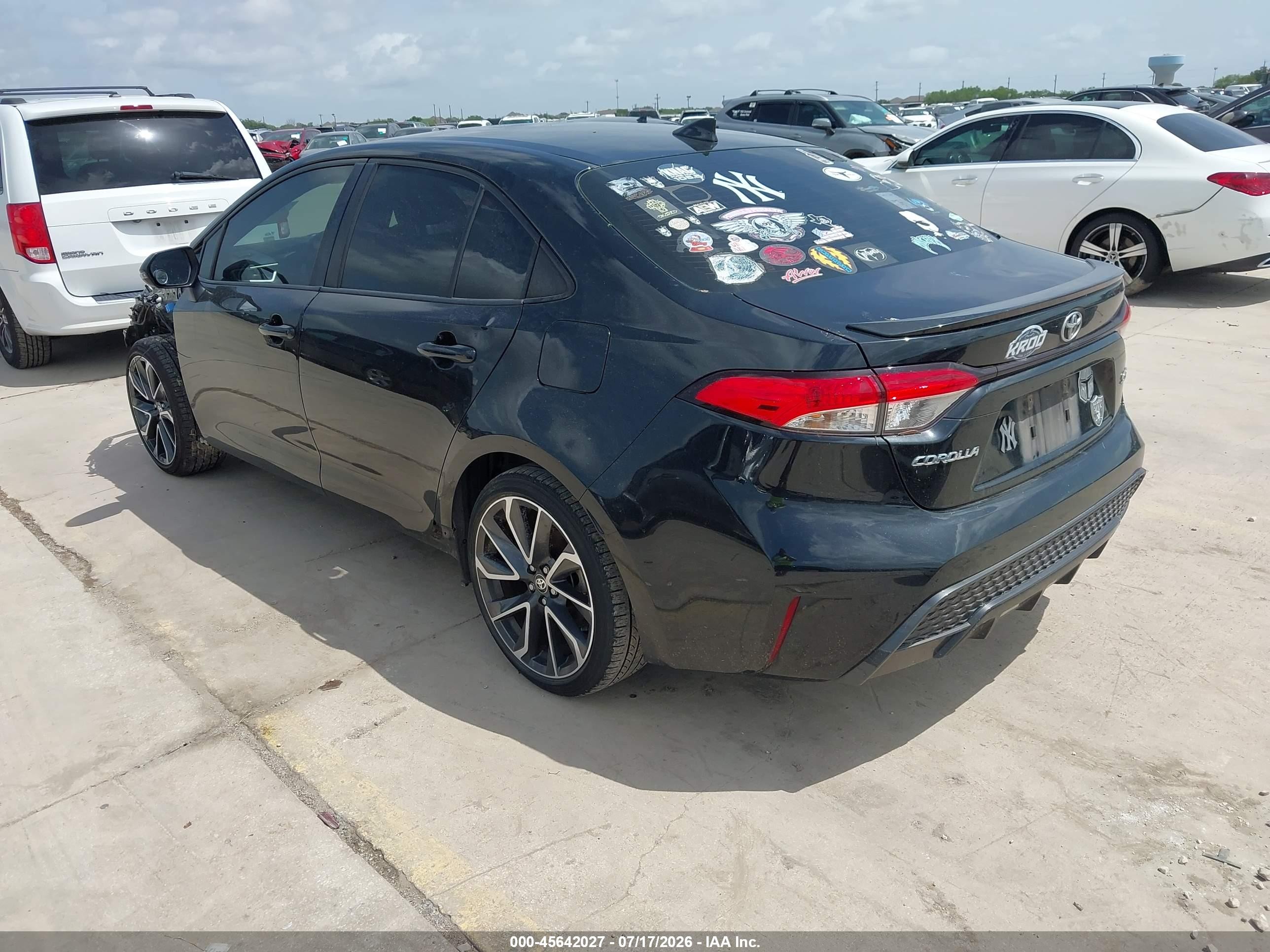 2022 Toyota Corolla Se Dark Blue vin: JTDS4MCE4NJ091299